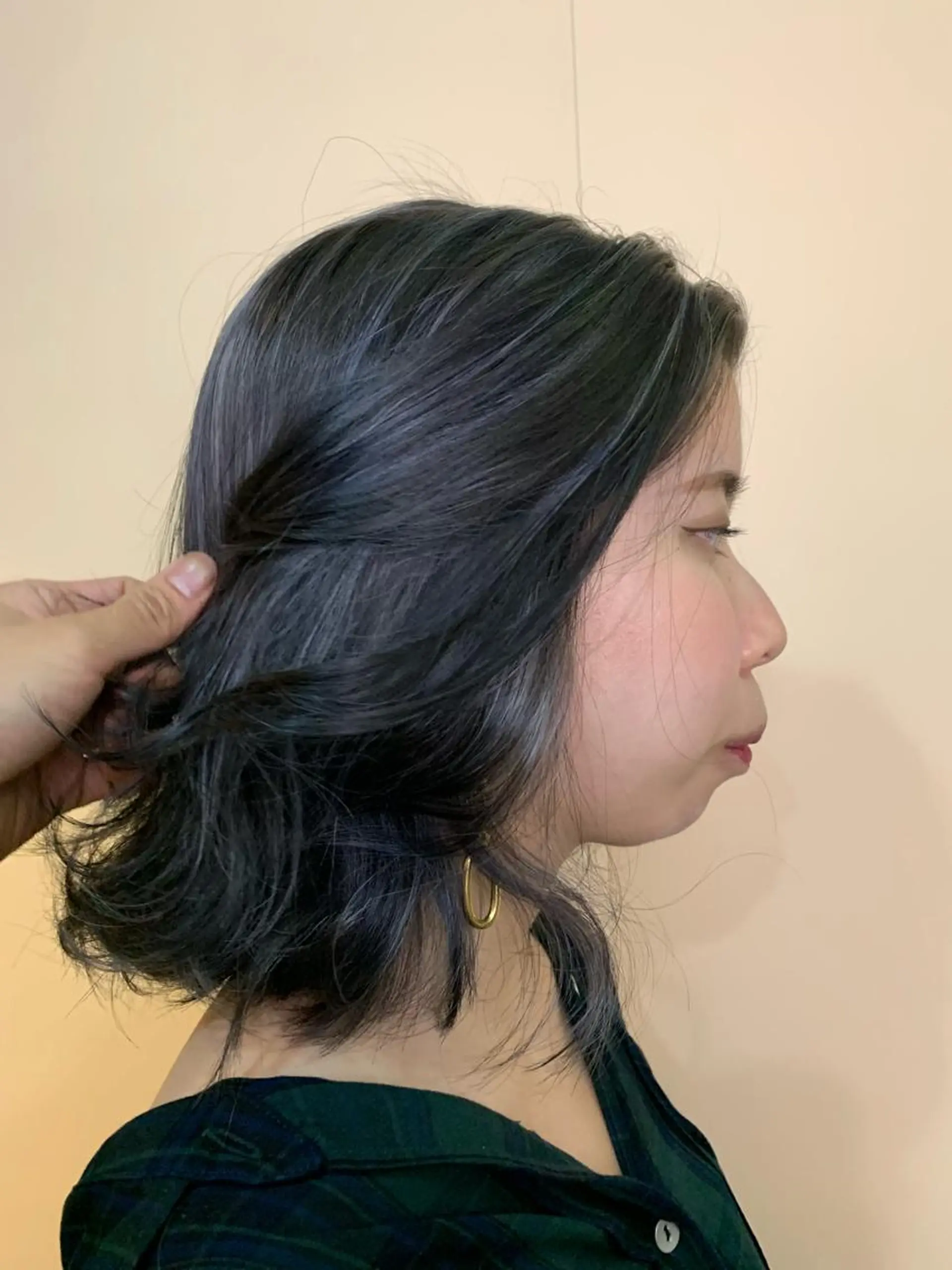 カラー アッシュ ハイライトカラー 髪質改善ストレート/ ブリーチ／渋谷　福田のヘアスタイル