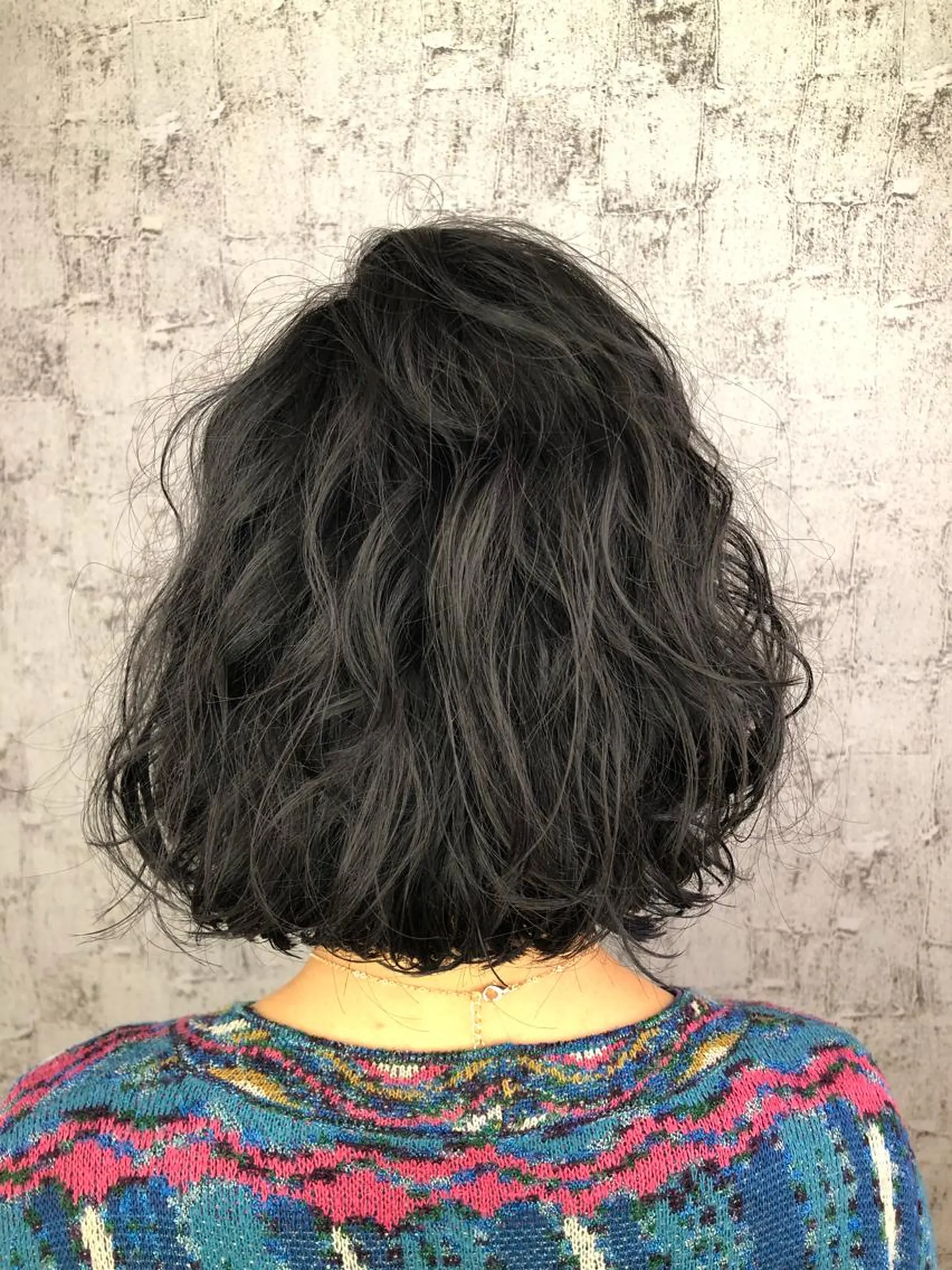 ミディアム パーマ ミディアムパーマ 透明感カラー✨ツヤ髪 廣畑昌志のヘアスタイル