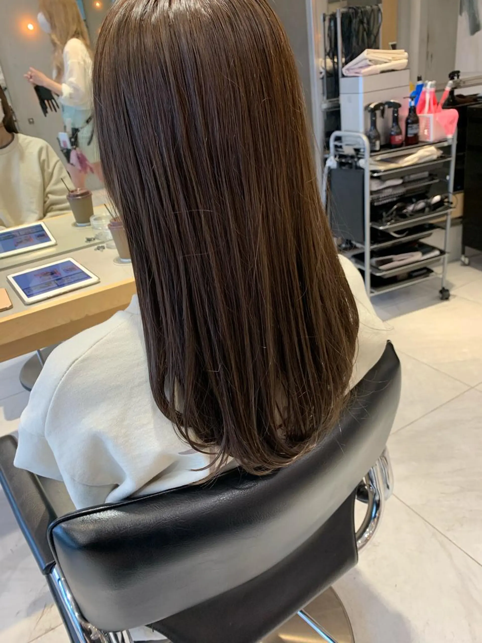 ロング カラー ヘアカラー トリートメント 柔らか透け感カラー 🌿ムロヤリョウスケのヘアスタイル