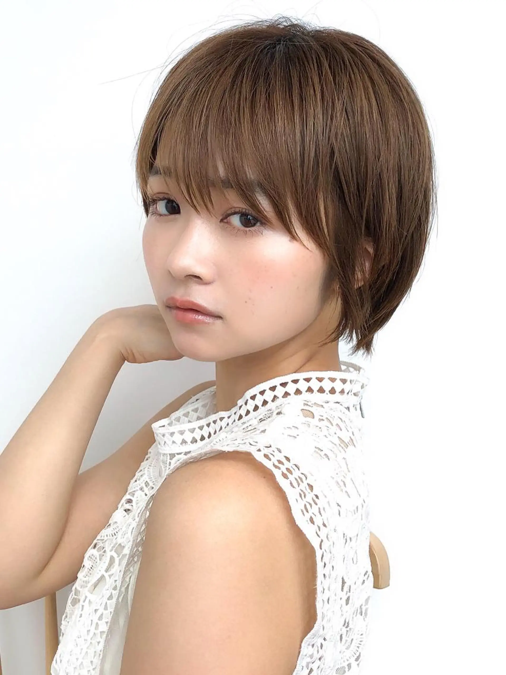 ショート ショートボブ 丸みショート ボブ ショートヘア レイヤー×髪質改善✨ 渋谷/佐藤侑哉のヘアスタイル