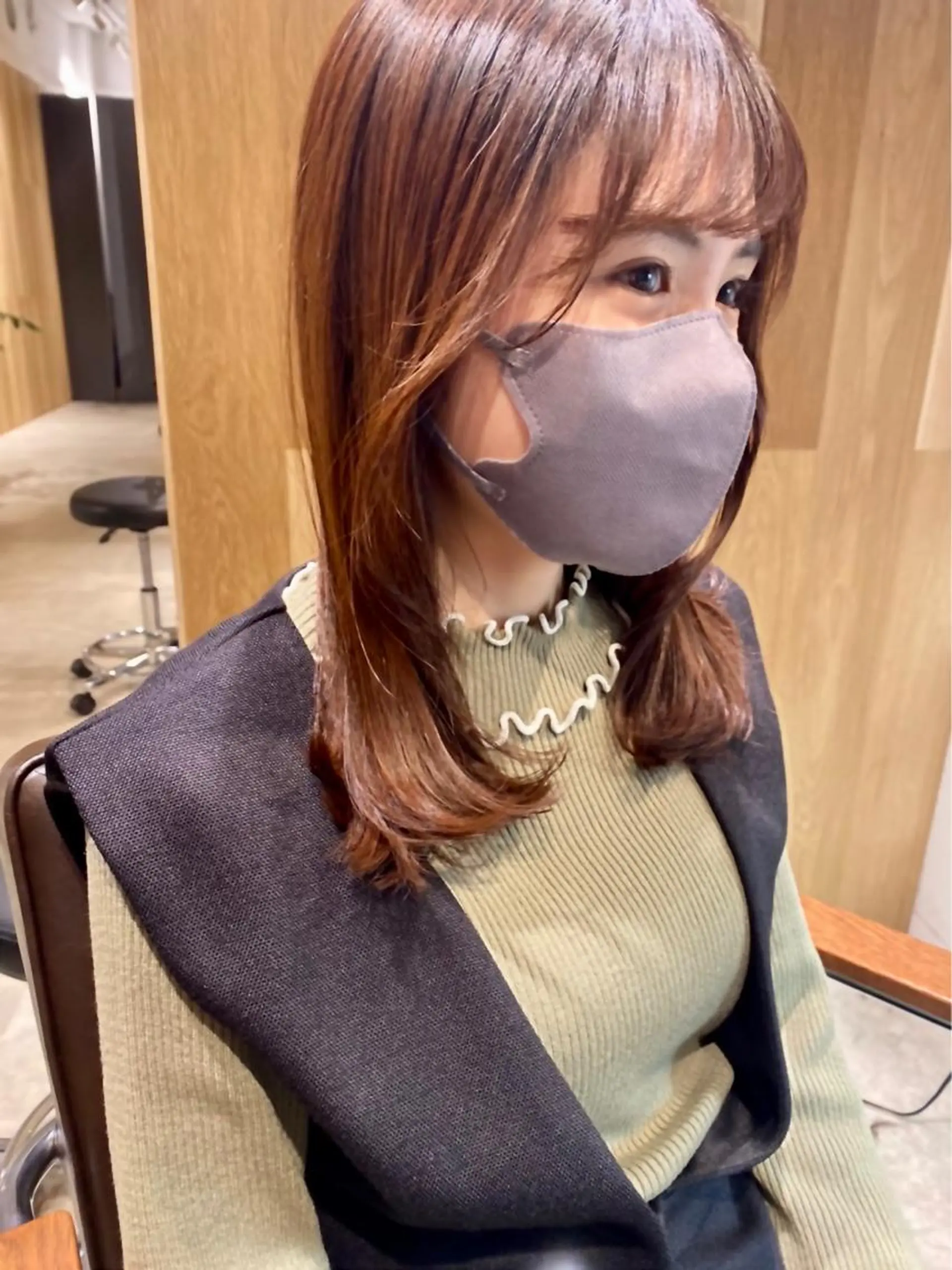 ミディアム 藤野なつえ ナチュラルのヘアスタイル