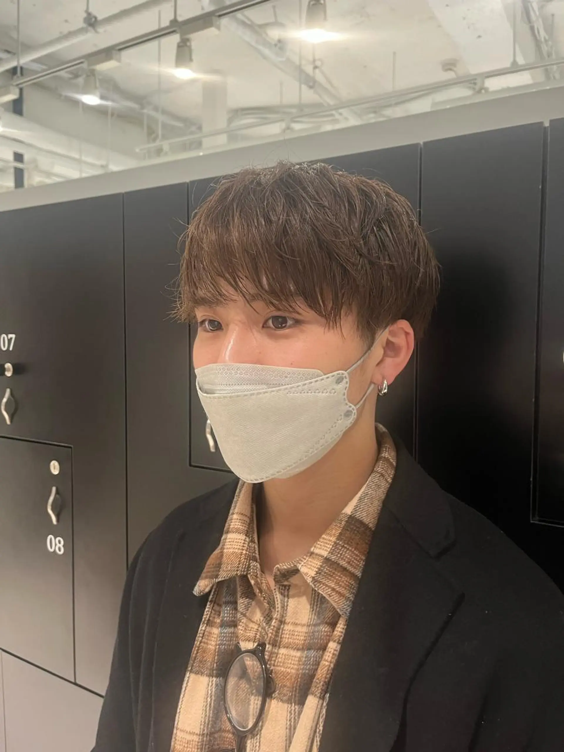 メンズ 髪質改善/縮毛矯正 艶カラー/珠聡のヘアスタイル