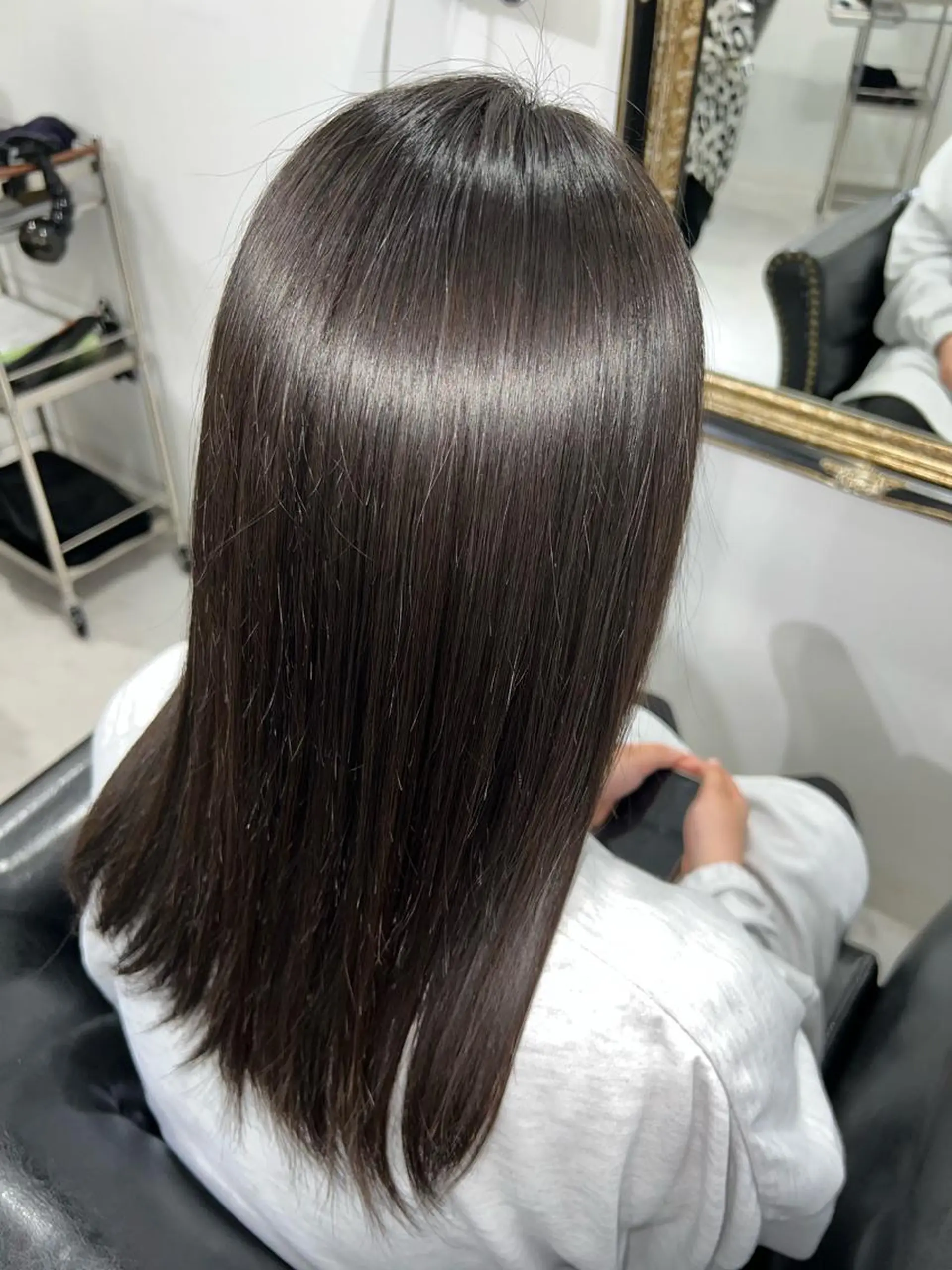 セミロング 縮毛矯正 Hair & Beauty the B 岡崎店所属・山口 安美のヘアスタイル
