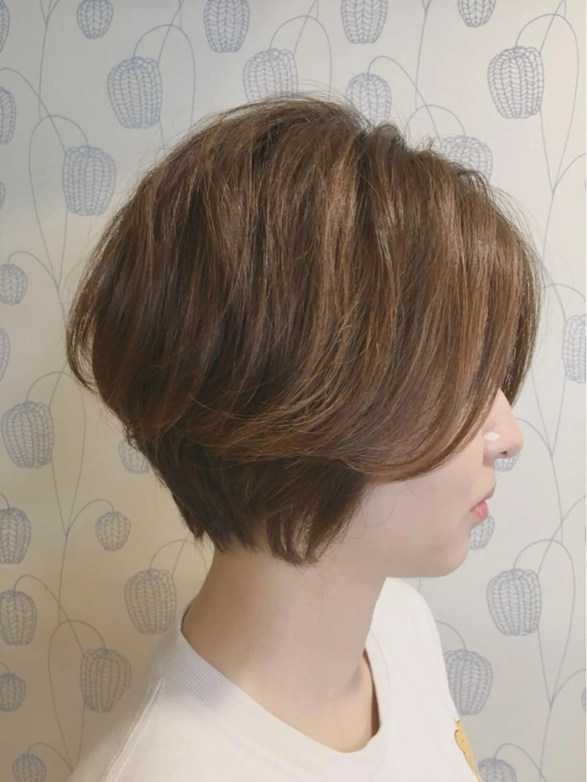 ショート ショートヘア カット トリートメント 坂井 千穂のヘアスタイル
