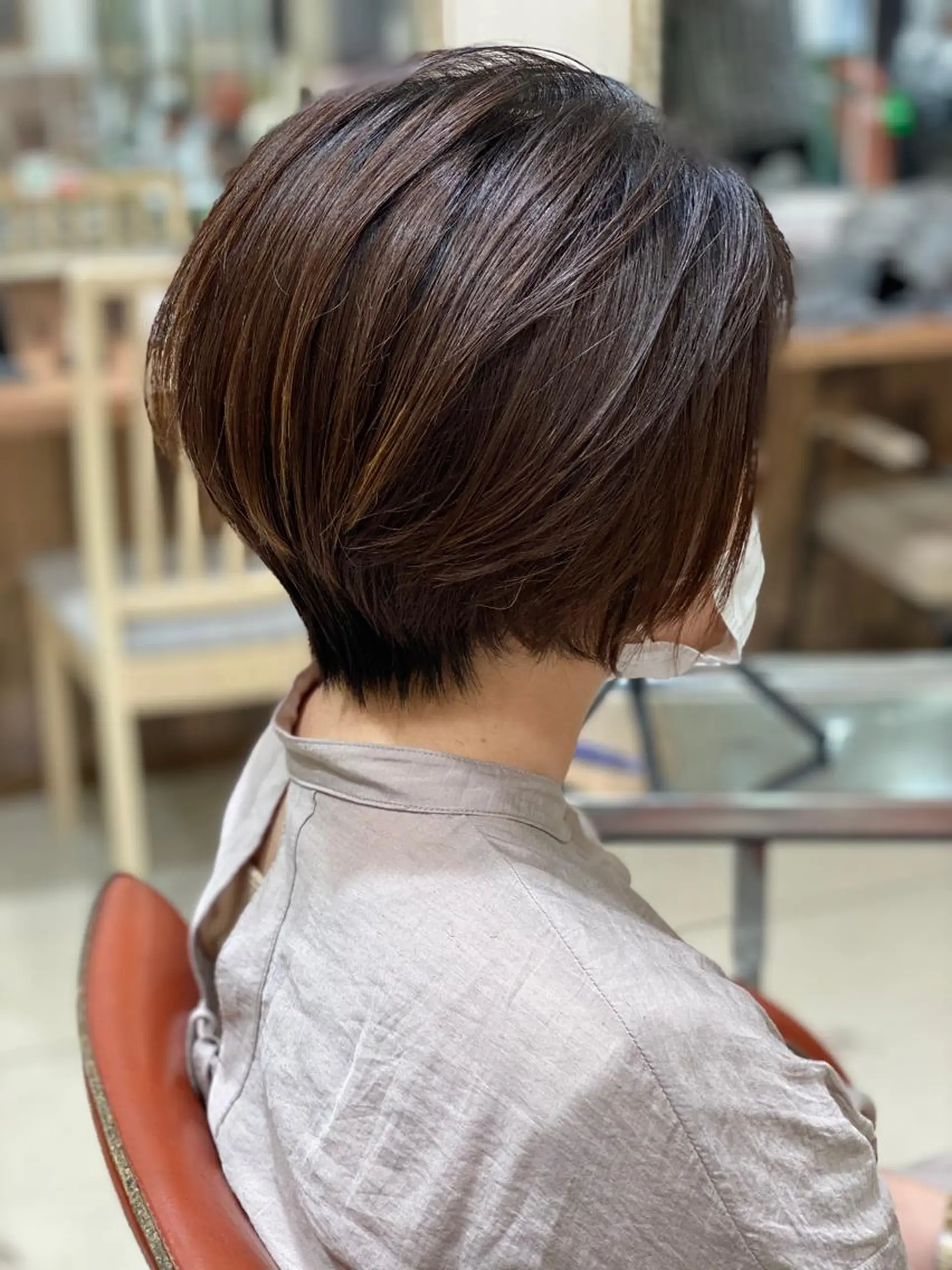 ショート カラー ハンサムショート ショートヘア カット 長津 健一郎のヘアスタイル