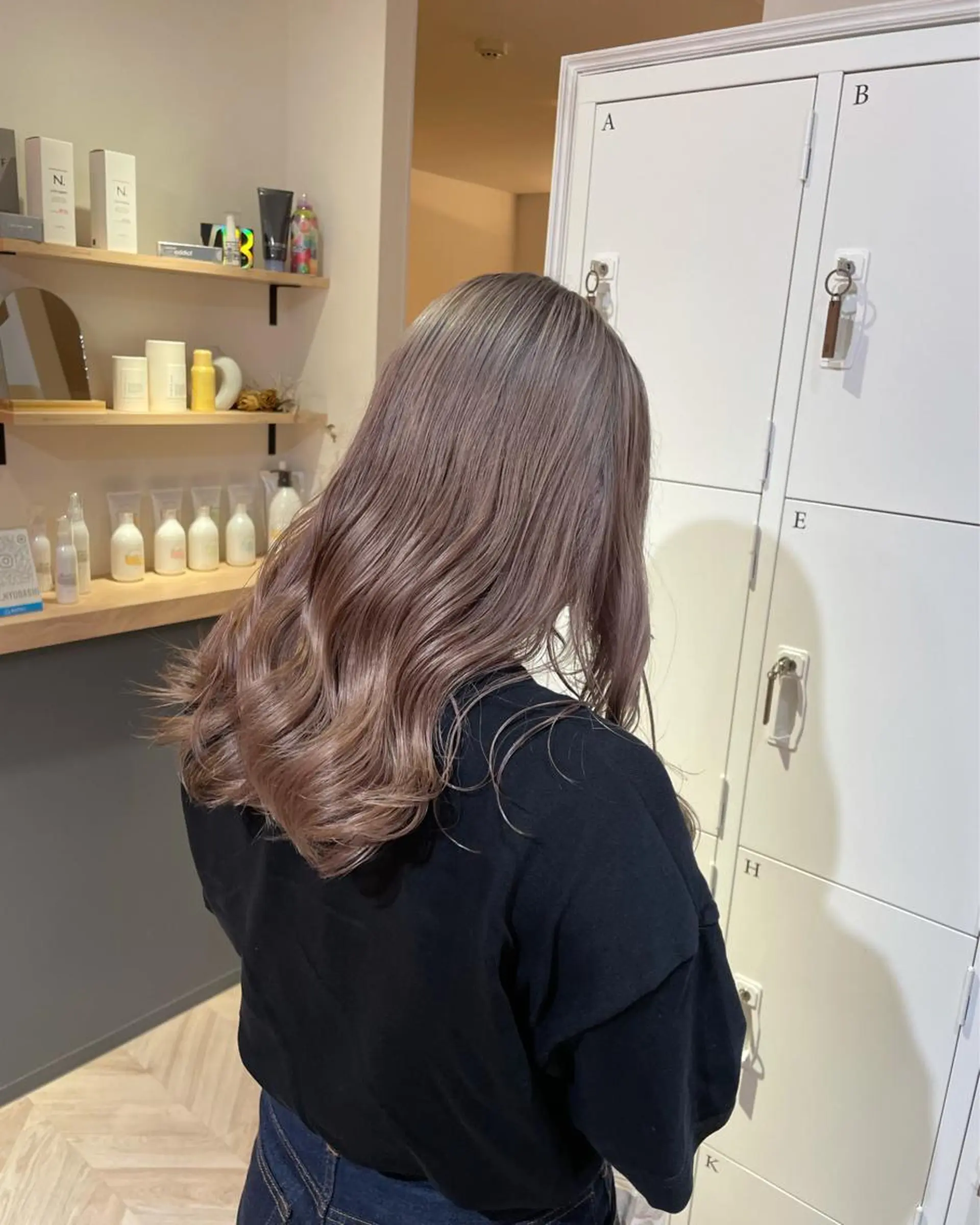 ロング カラー yohaku misakiのヘアスタイル
