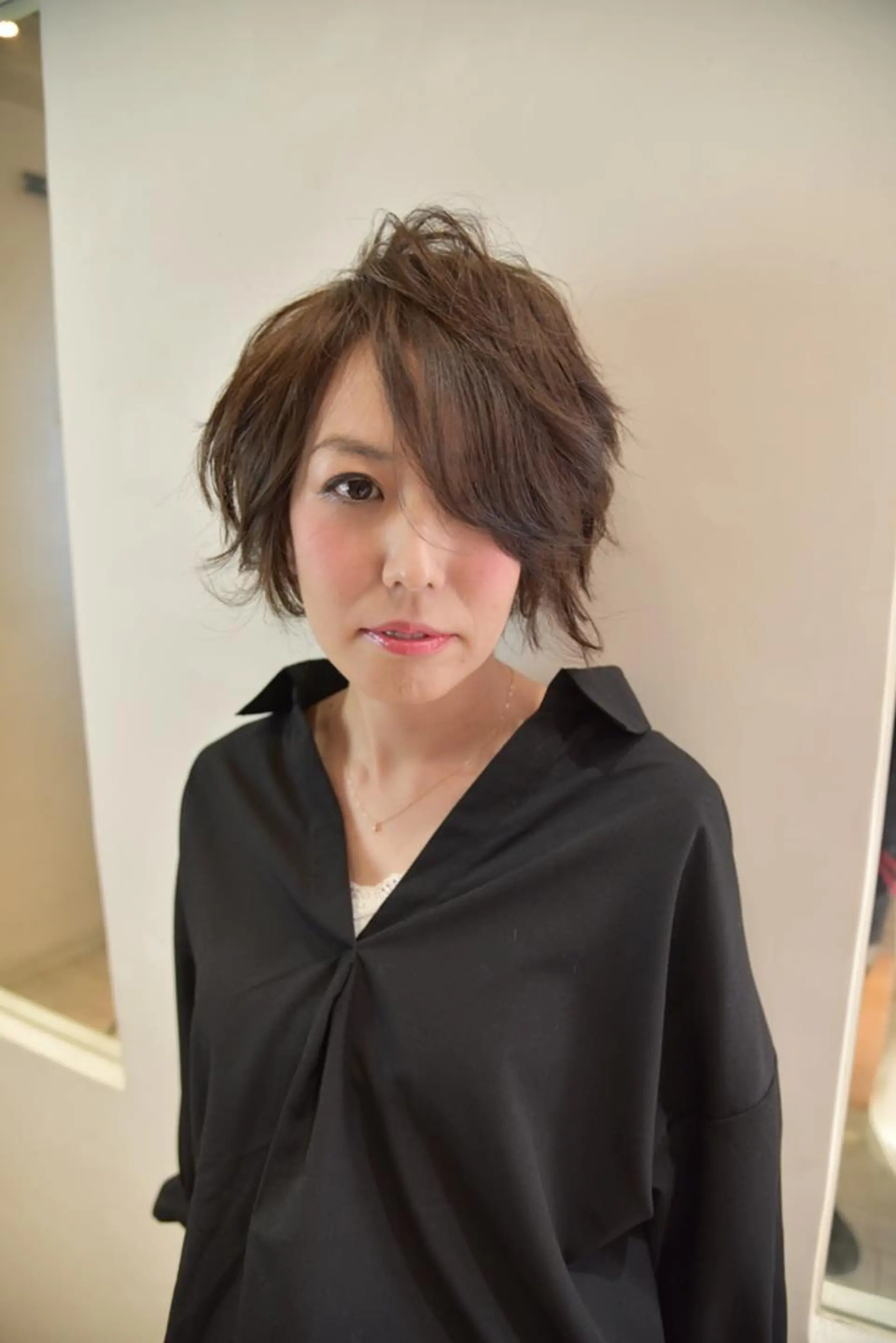 ショート ボブレイヤー ボブ レイヤーカット コンプリート ヘアのヘアスタイル
