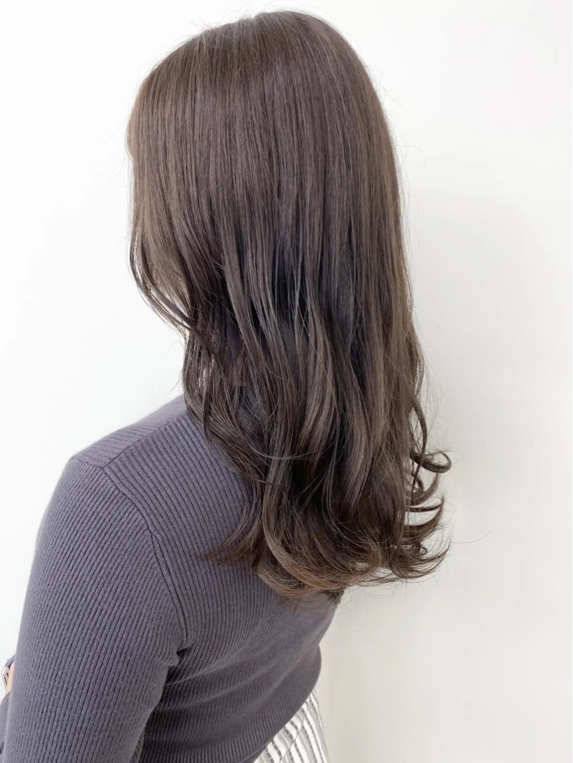セミロング カラー ベージュカラー 透明感カラー カット ヘアカラー トリートメント Meena by urban所属・丹羽 隼人/髪質改善 /韓国ヘア🇰🇷のヘアスタイル