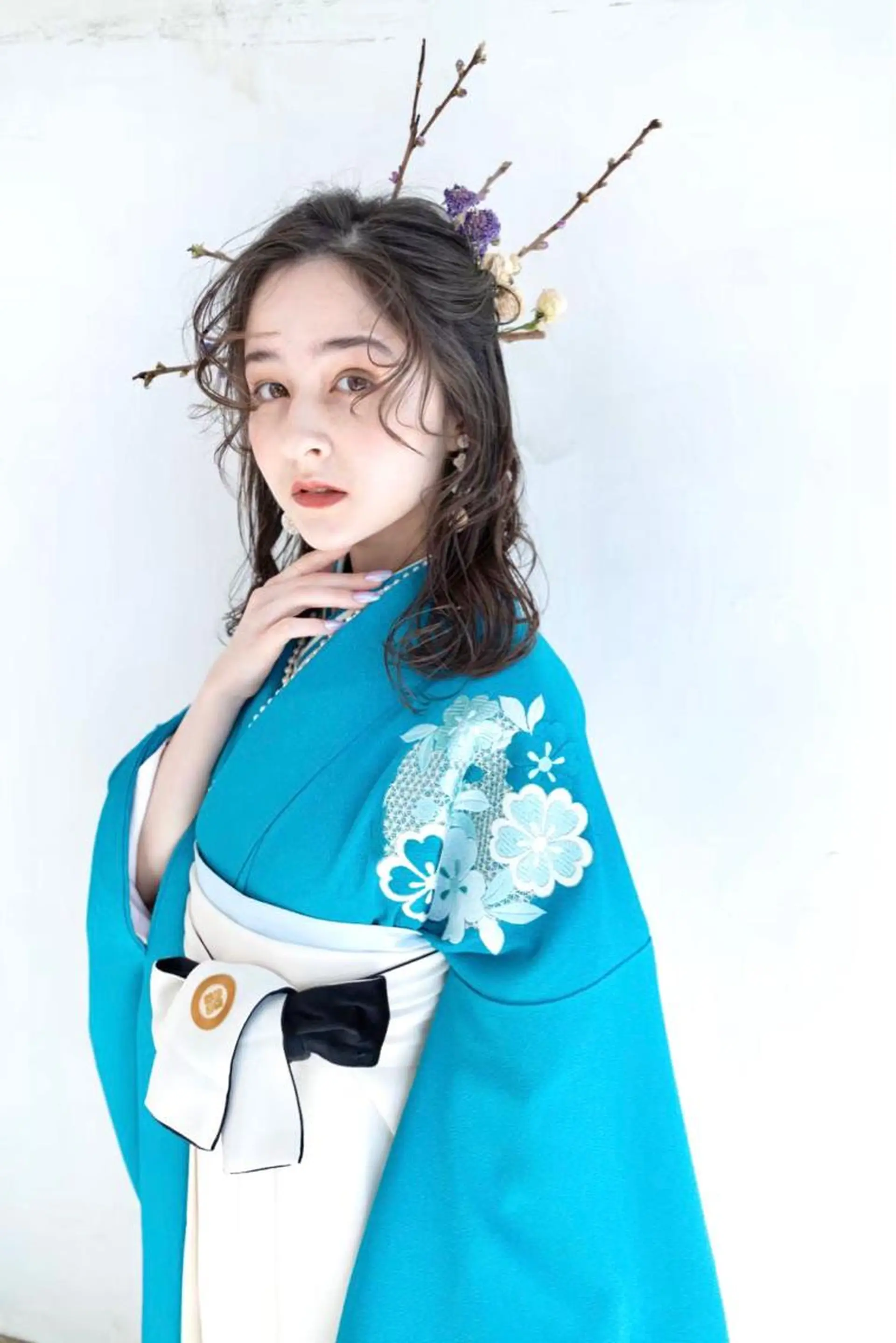 ヘアアレンジ 着物ヘア 卒業式のヘアスタイル 着付け Kureha/ネイル レイヤー/酸性縮毛のヘアスタイル