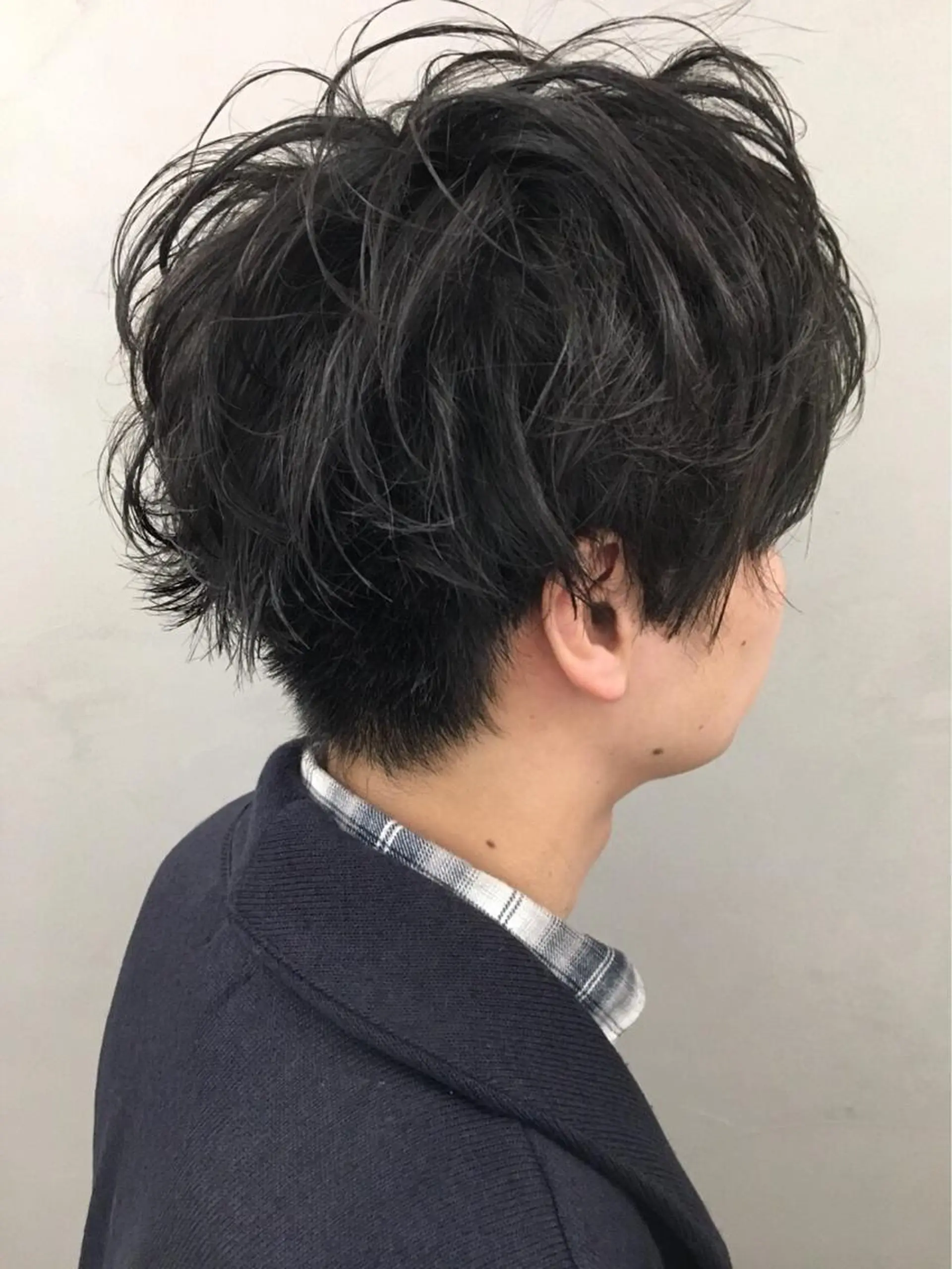 メンズ マッシュ カット ⭕️メンズパーマ⭕️ 山口 裕太郎のヘアスタイル