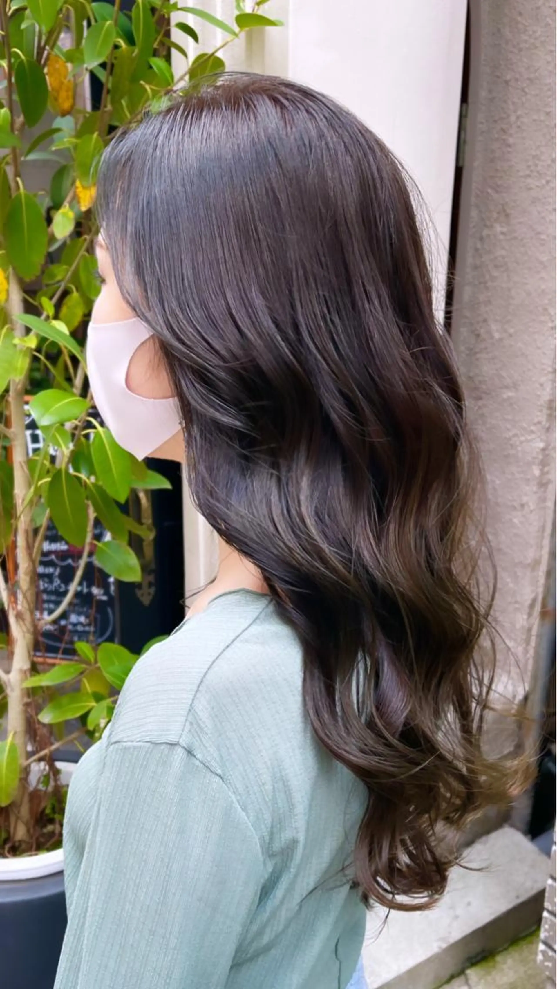 ロング カラー カット ヘアカラー 泉 堅也のヘアスタイル