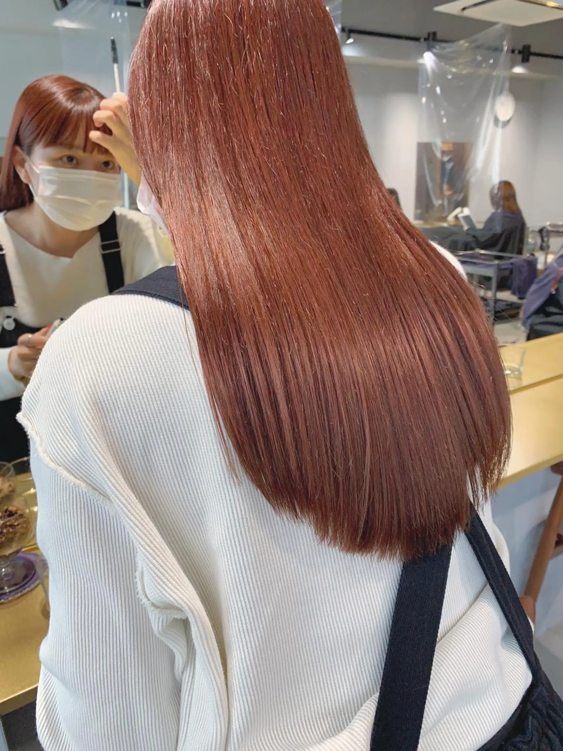 ロング カラー ボブパーマコテ巻き風 パーマNo1深江秀平のヘアスタイル