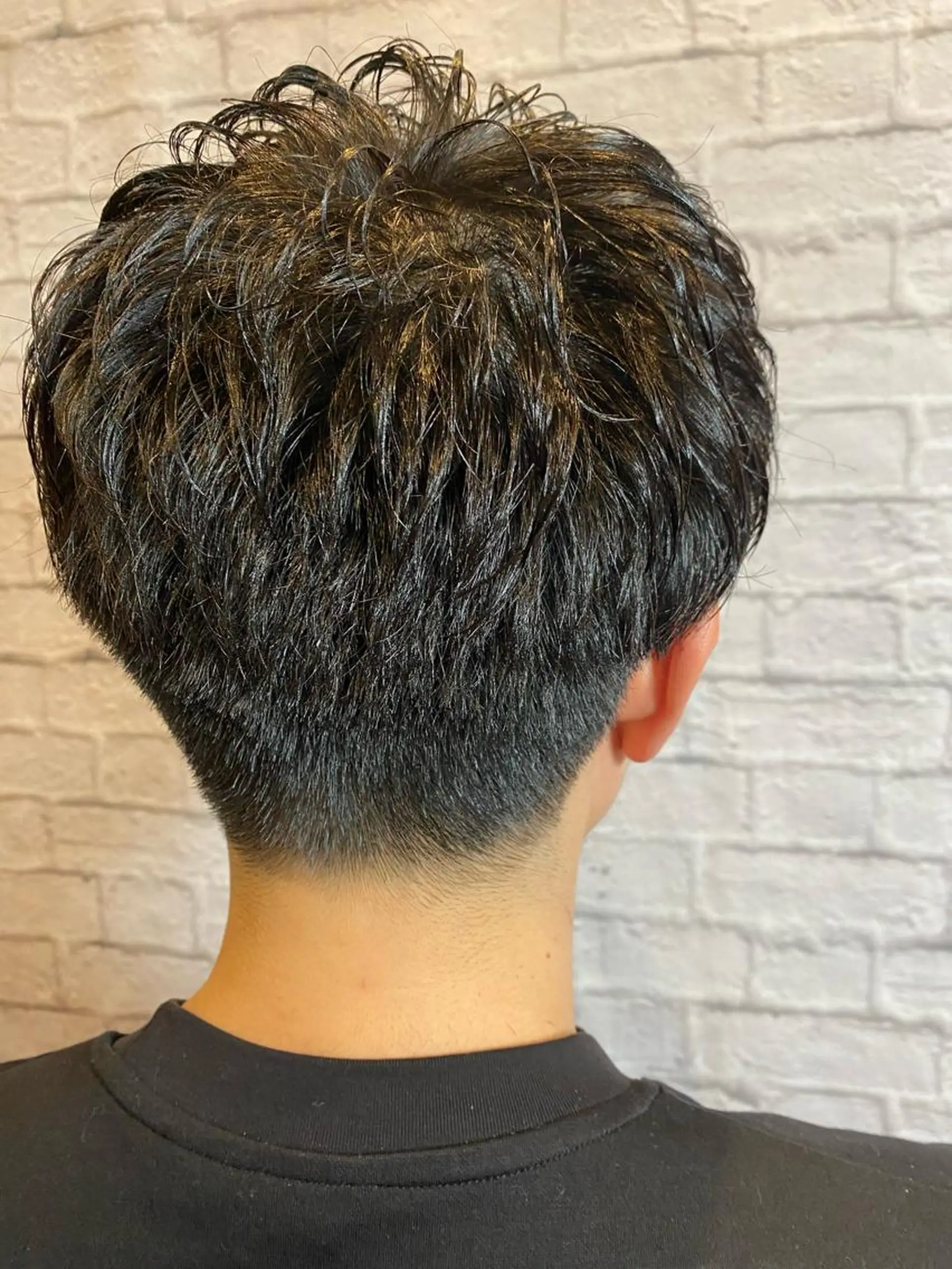 ショート パーマ 銀座マツナガ新宿野村ビル店所属・メンズカットなら 桃井大輔のヘアスタイル