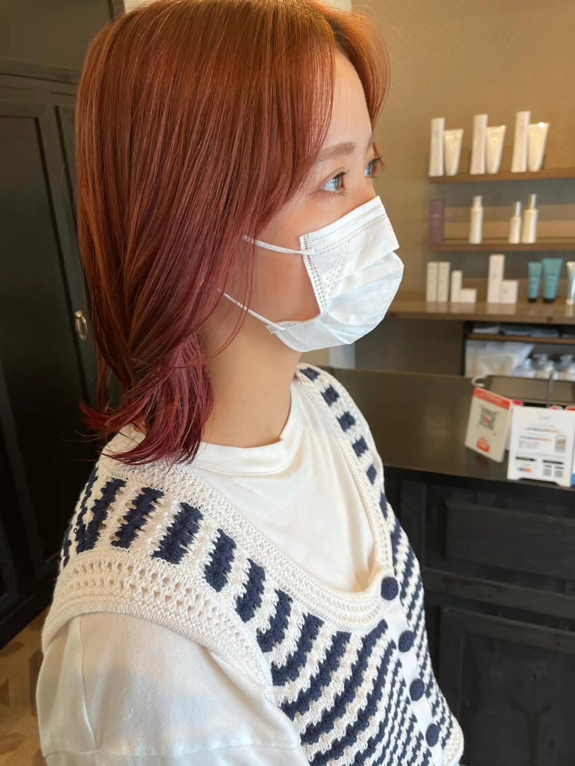 カラー リーフレ所属・榊原 七菜花のヘアスタイル