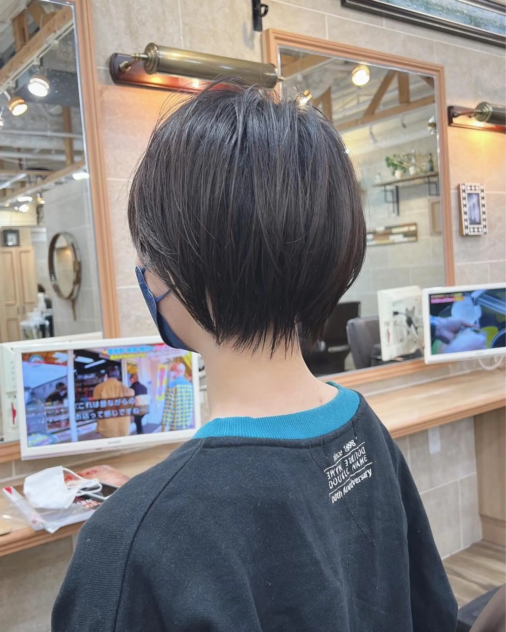 ショート カット ヘアカラー トリートメント 平尾 拓也のヘアスタイル