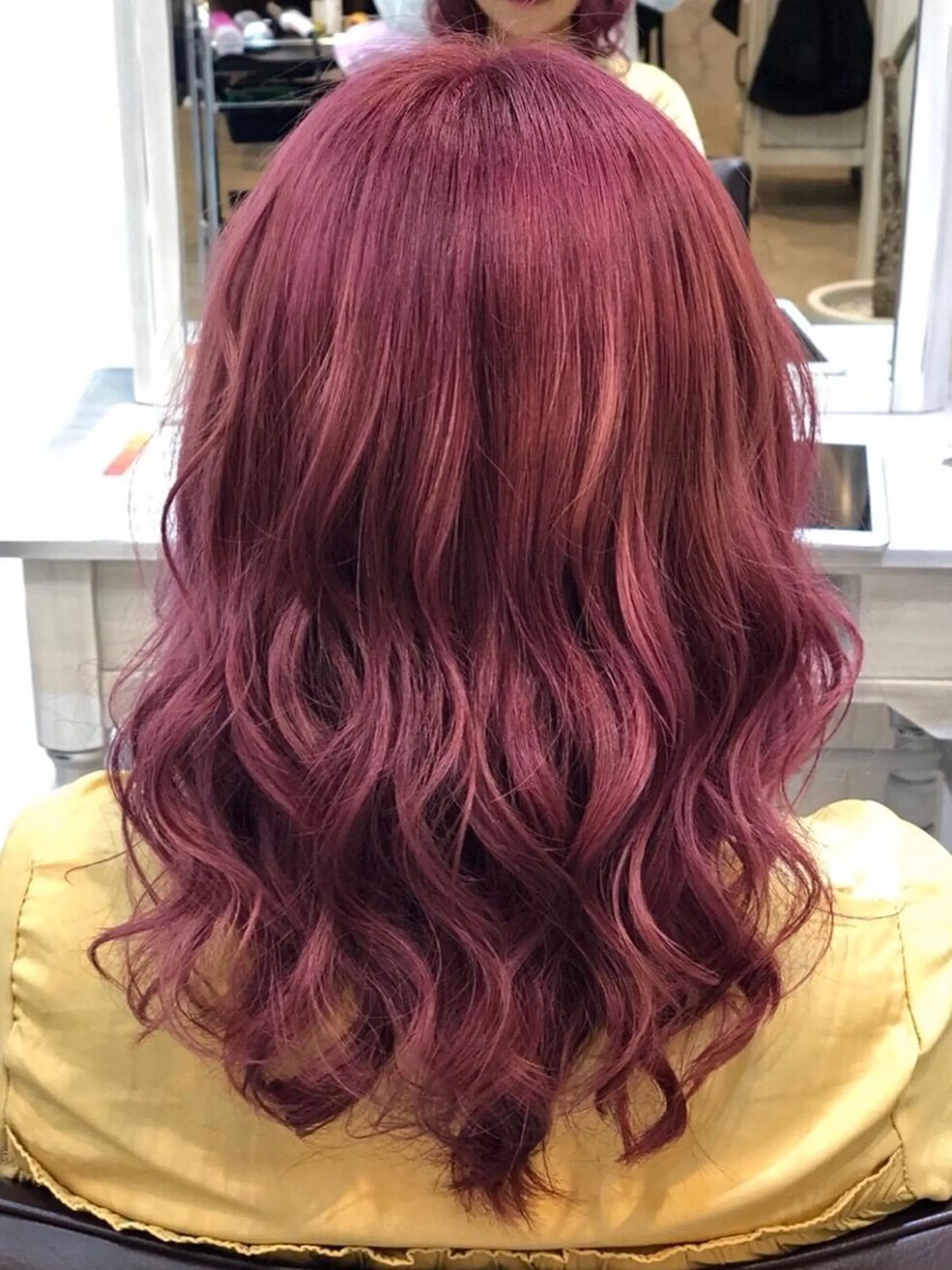 セミロング カラー ヘアアレンジ エクステ地域最安値★ Device梅田のヘアスタイル