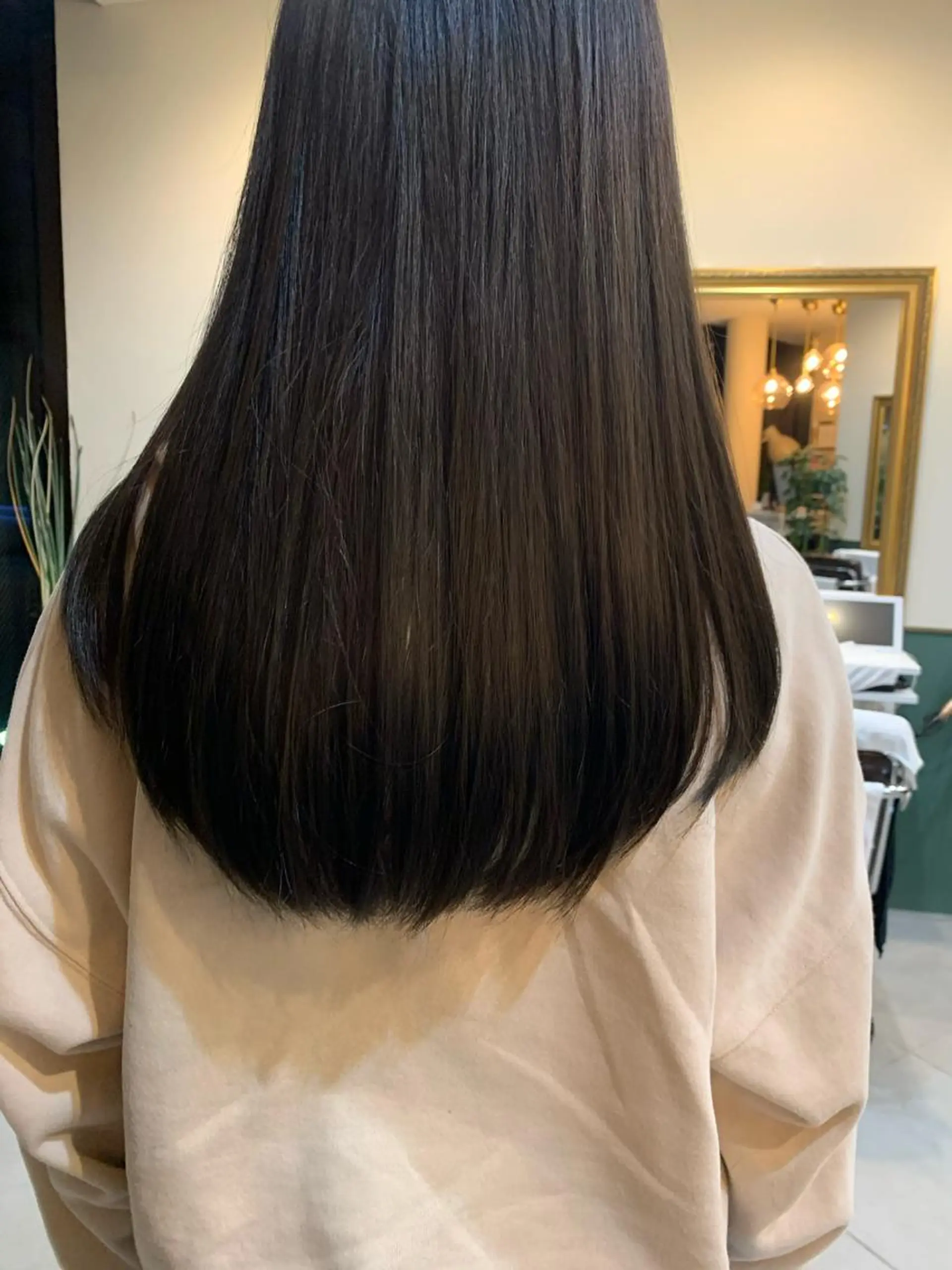 ロング 大木 華のヘアスタイル