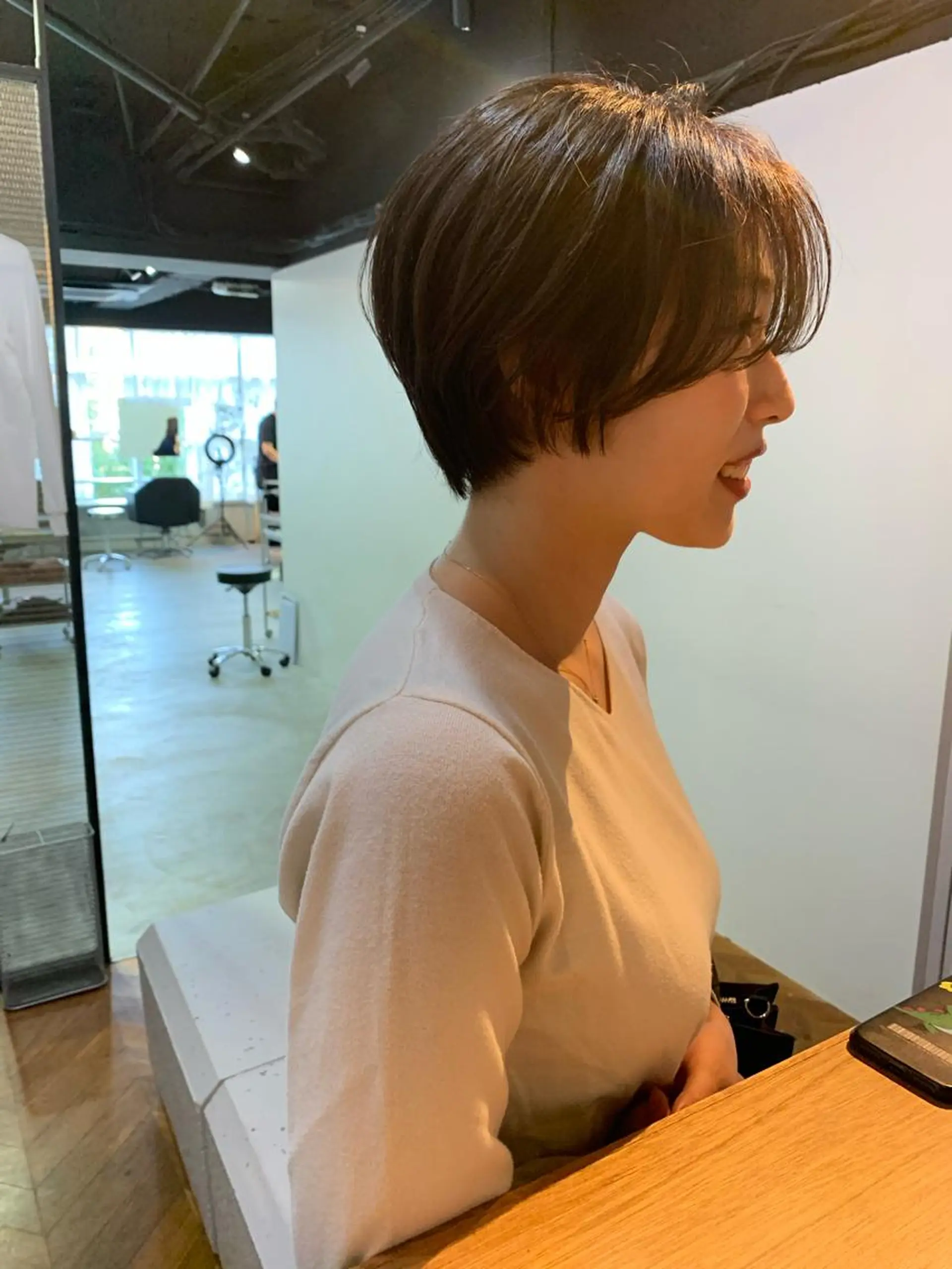 ショート カラー カット ヘアカラー トリートメント ヘアセット 🍃柔らかヘアー田中 瑞希🍃のヘアスタイル