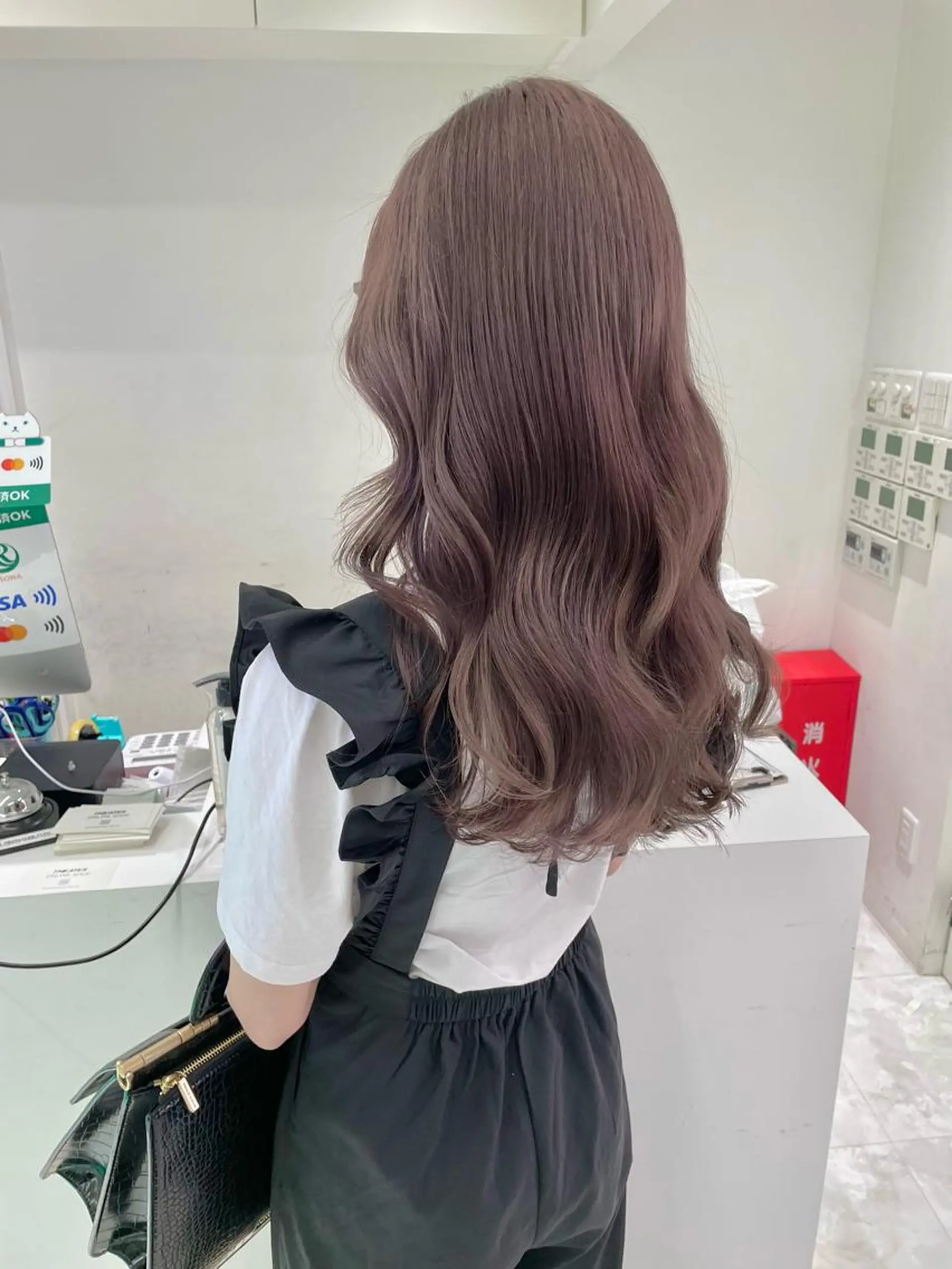 ロング カラー ヘアカラー トリートメント 💖可愛い色たくさん 権田やすなり💖のヘアスタイル