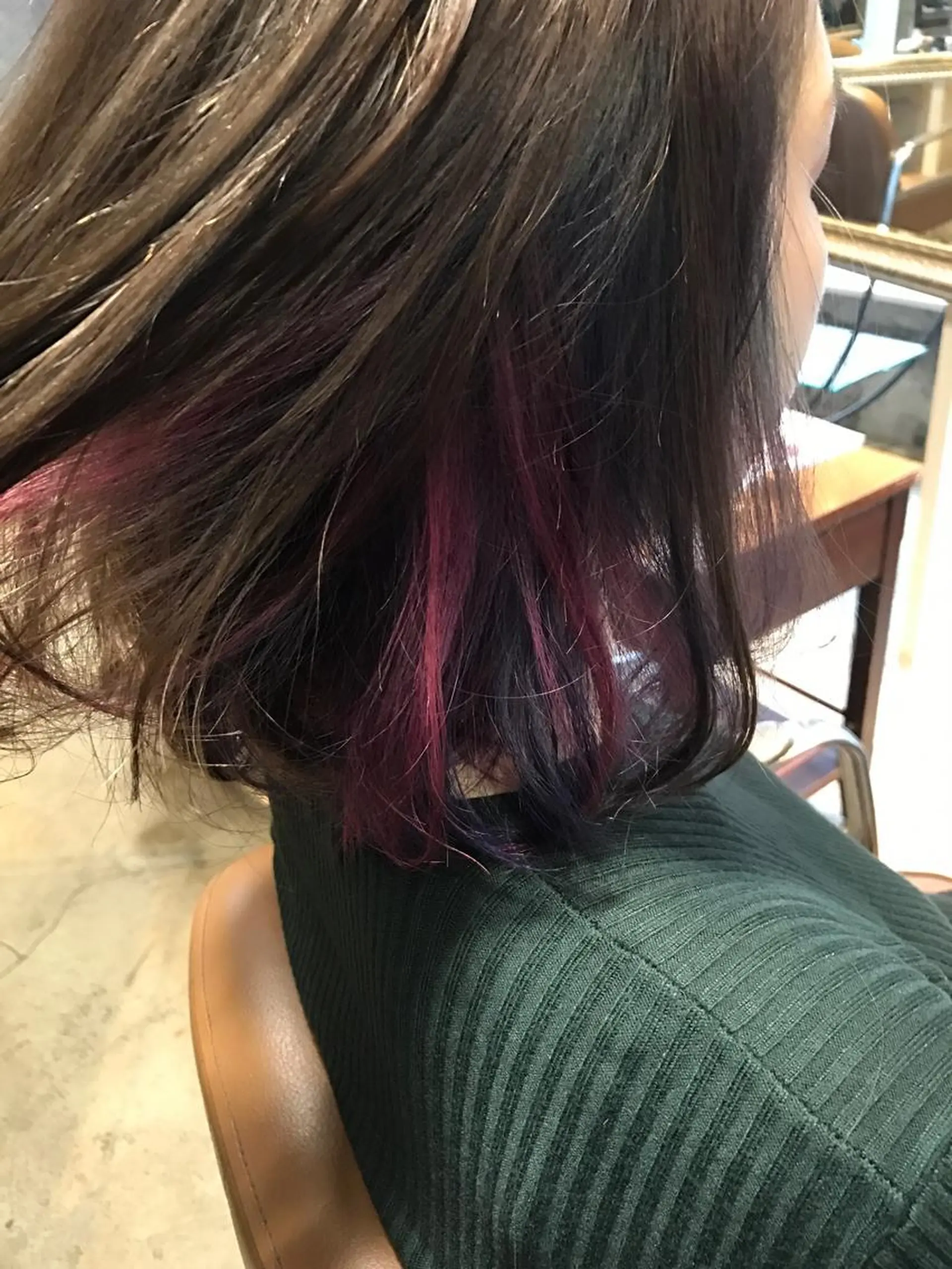 ショート カラー ダブルカラー ピンクカラー 高比良 剛のヘアスタイル