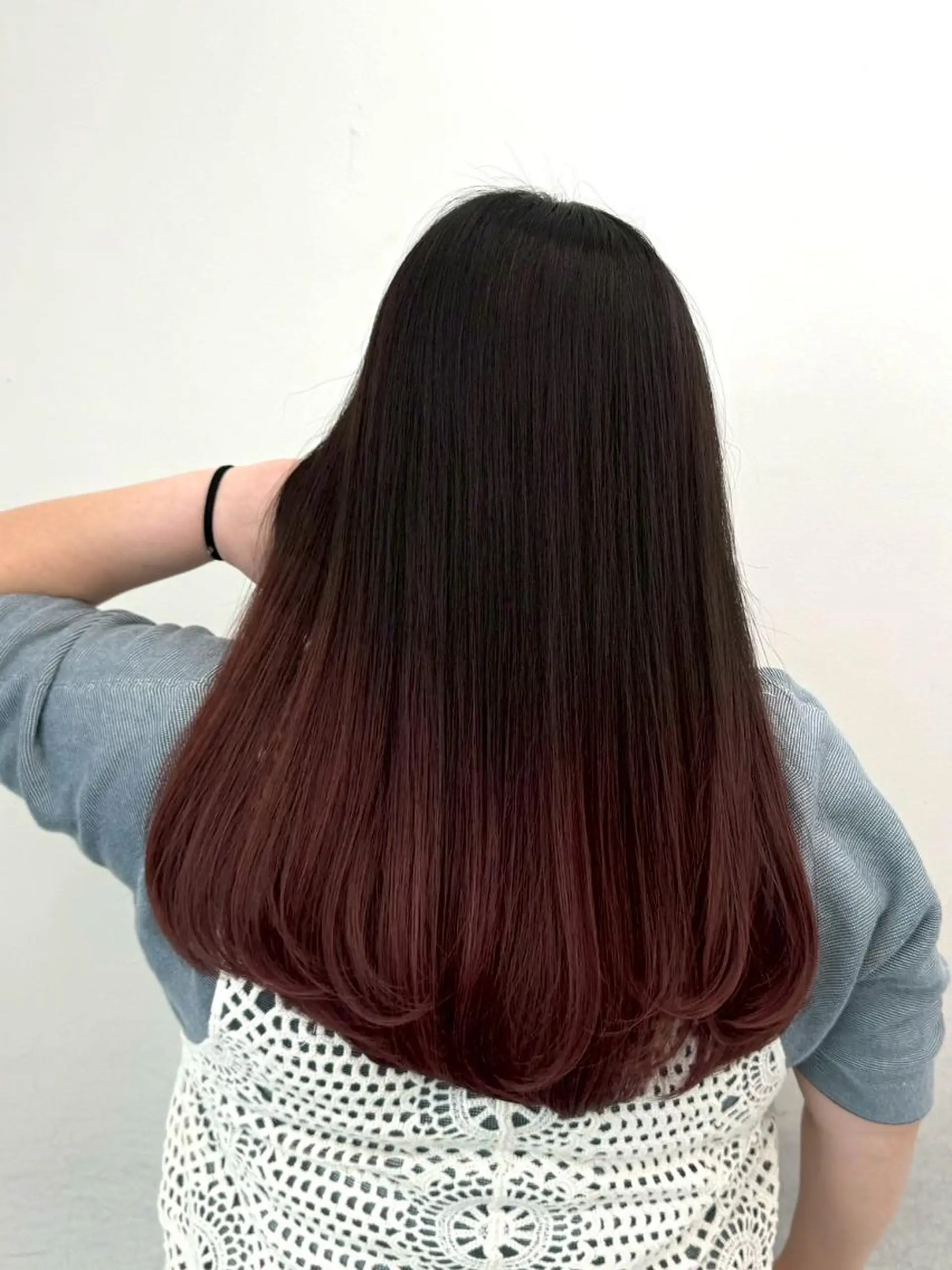 ロング カラー アディクシーカラー アッシュ ブルーカラー ダークアッシュ グレージュ 【公式】amble luxe池袋東口💛のヘアスタイル