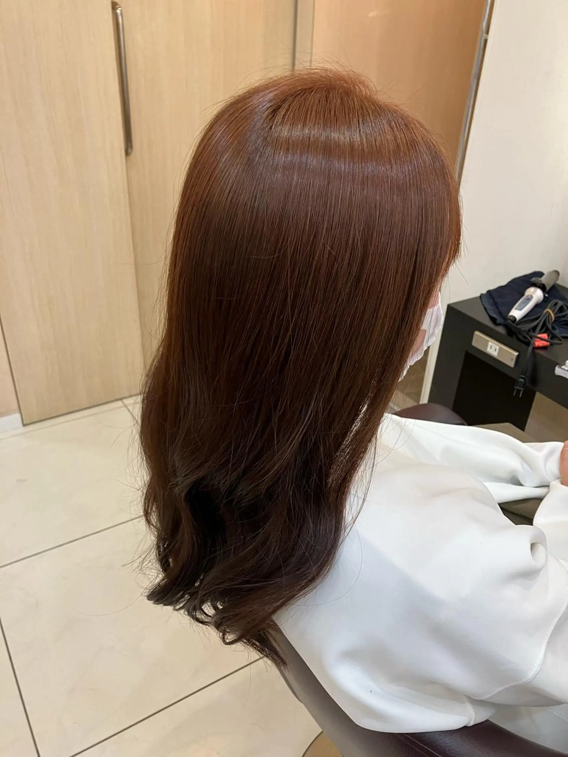 ミディアム カット ヘアカラー yukari 艶髪ヘアのヘアスタイル