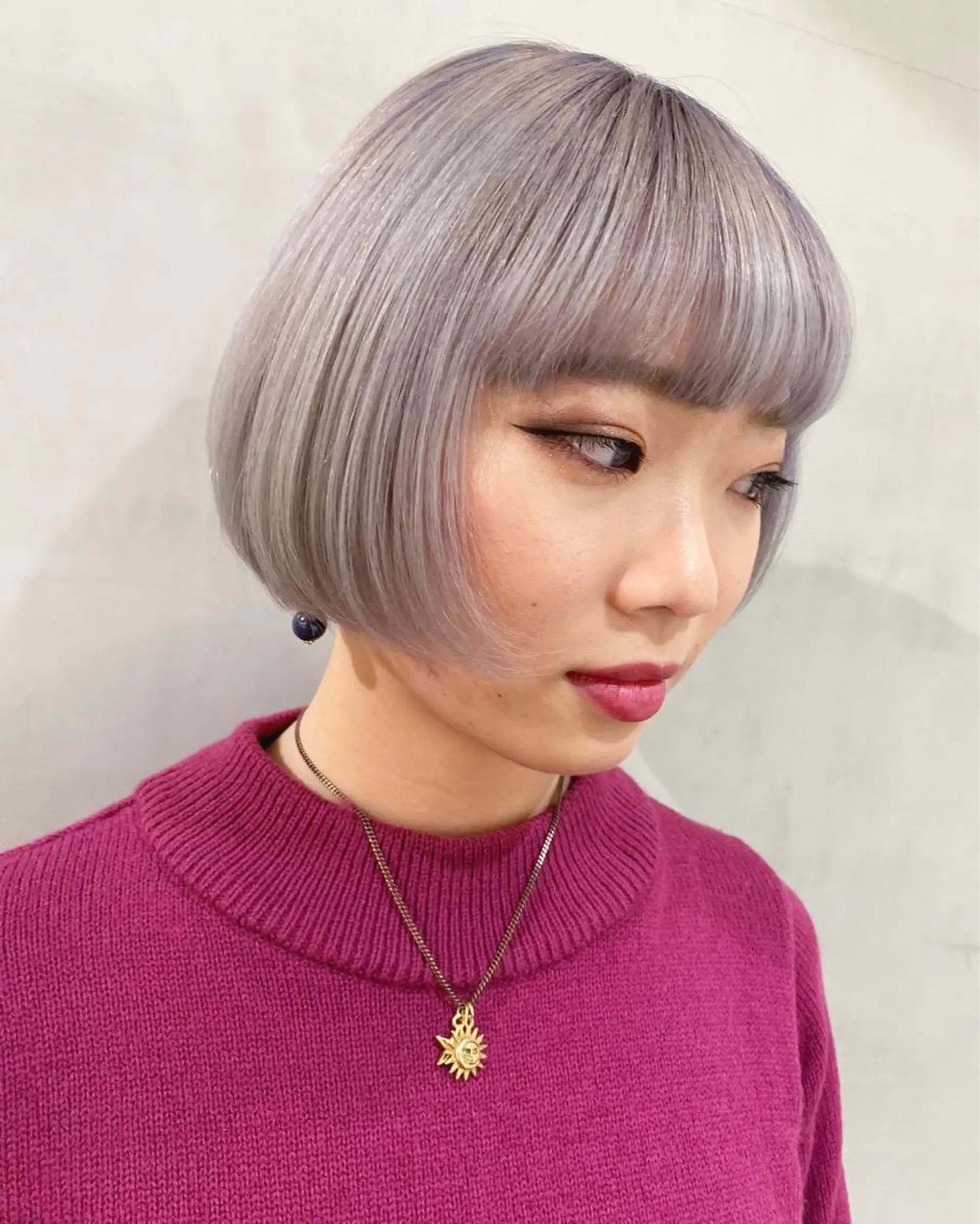 ショート カラー カット ヘアカラー トリートメント 優 作のヘアスタイル