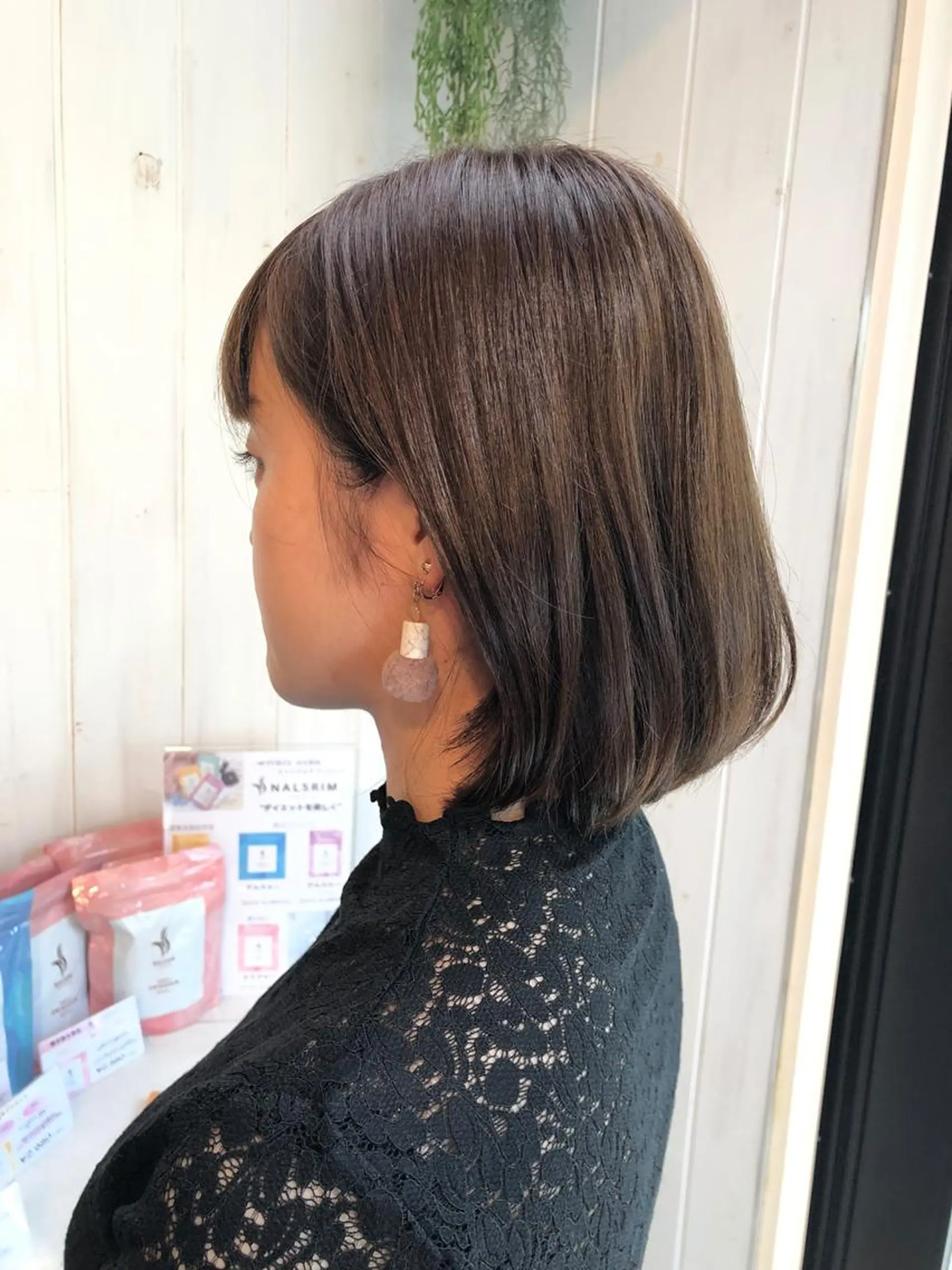 ミディアム カラー 縮毛矯正⭐️ TAKAHIROのヘアスタイル