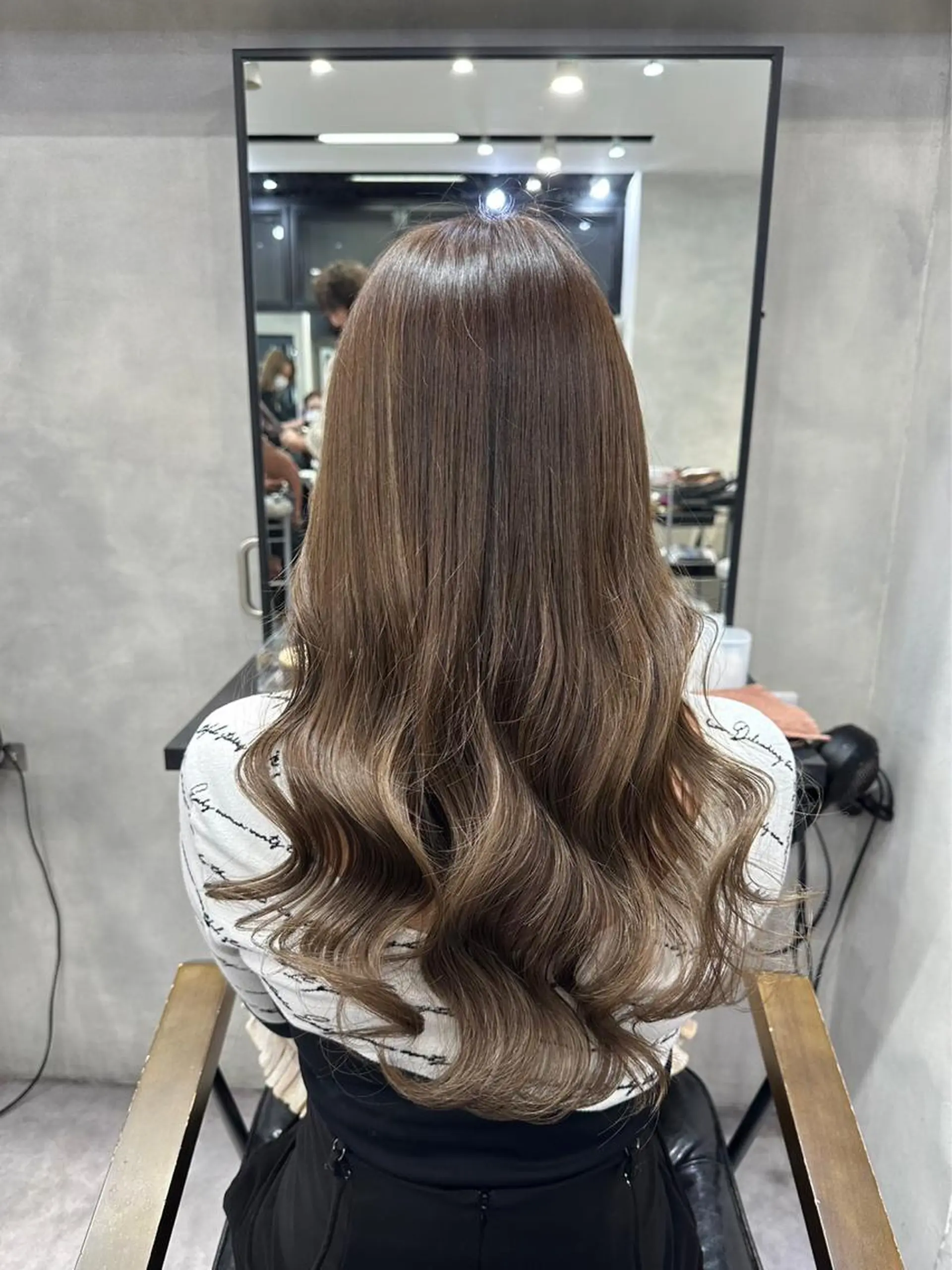 ロング カラー ヘアアレンジ シールエクステ アディクシーカラー アッシュ バレイヤージュ ベージュカラー カット ヘアカラー トリートメント ar+ ❤︎ maiのヘアスタイル