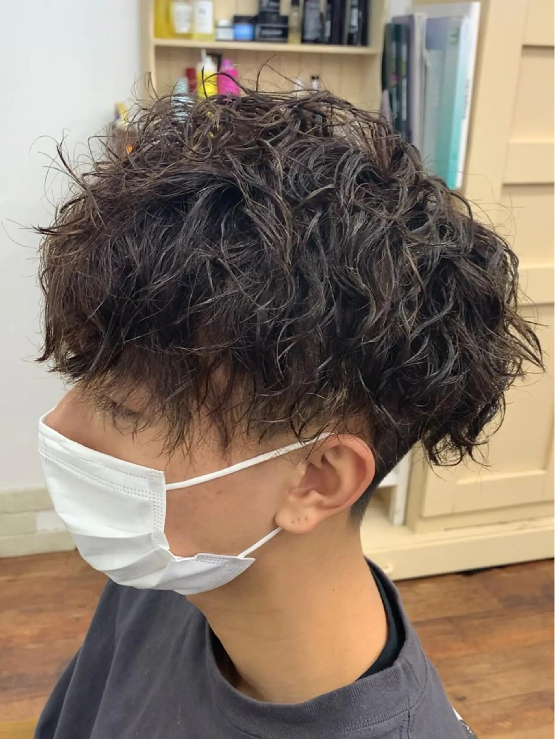 ショート パーマ メンズ クセを最大限に活かす メンズパーマ奈良大祐のヘアスタイル