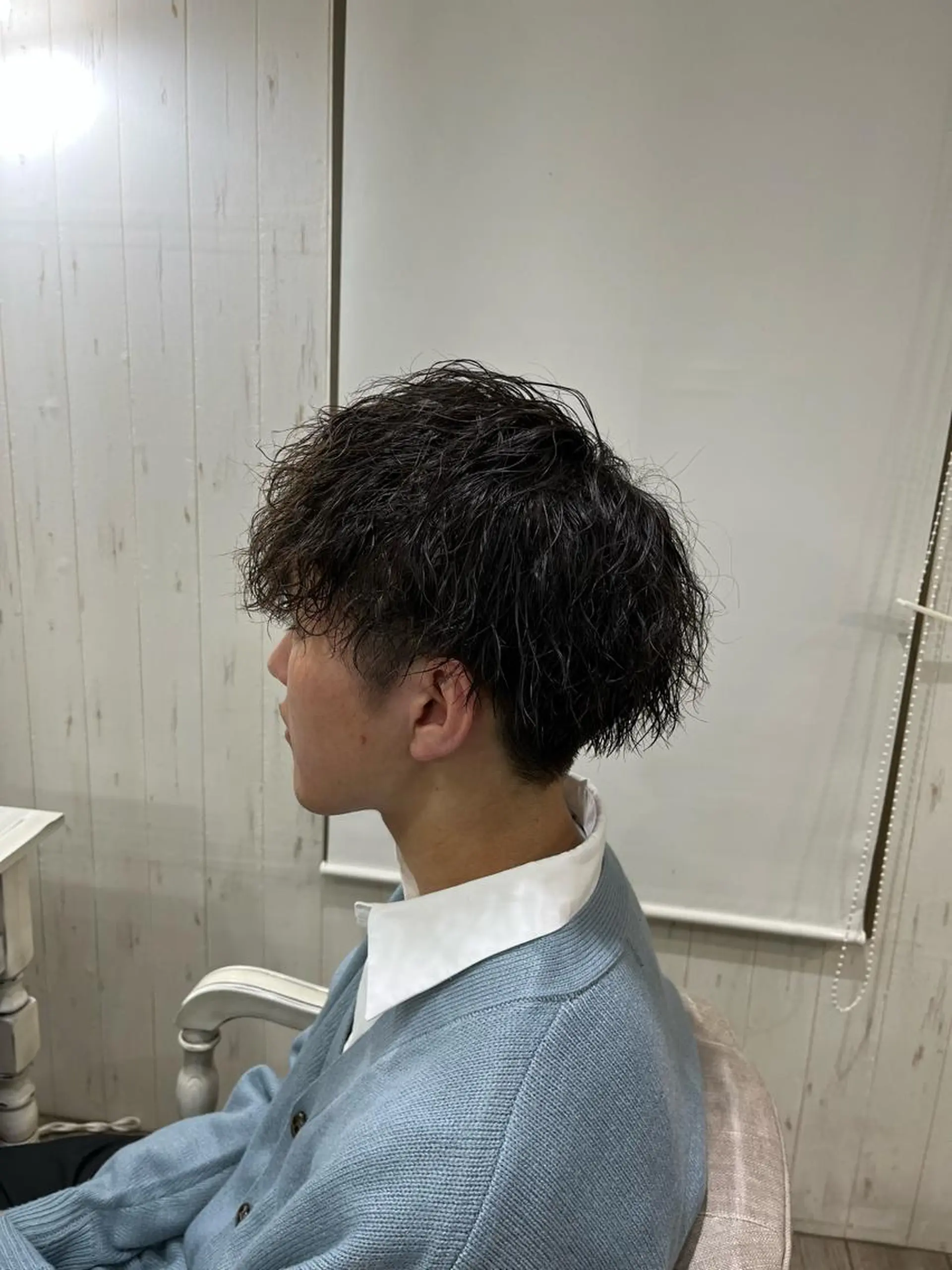 ショート パーマ メンズ カット パーマ トリートメント イシジマ タカナリのヘアスタイル