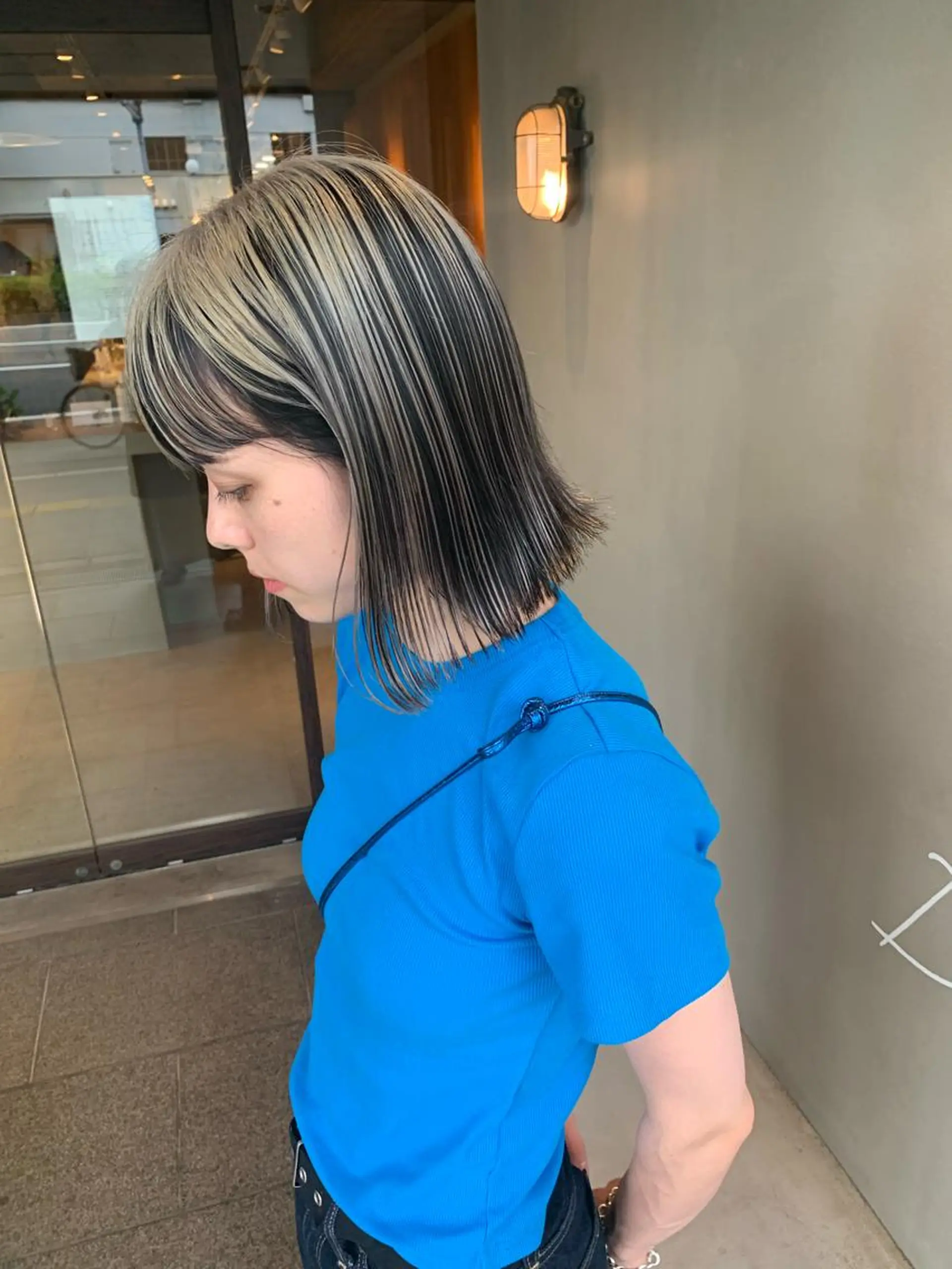 ミディアム カラー ブリーチ/アレンジ 天満/chihiroのヘアスタイル