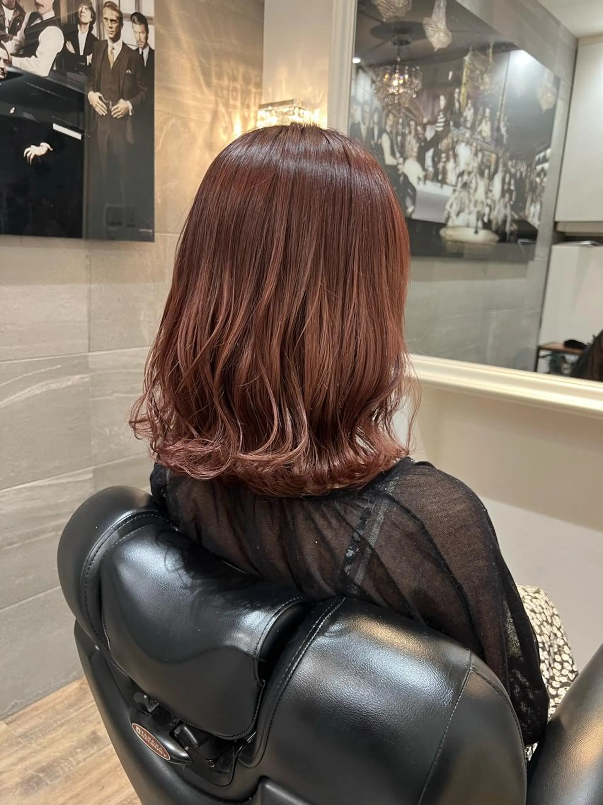 ミディアム カラー ラベンダーカラー ラベンダーピンク ピンクカラー カット ヘアカラー リノヘアーデザイン所属・鈴木 麻希のヘアスタイル