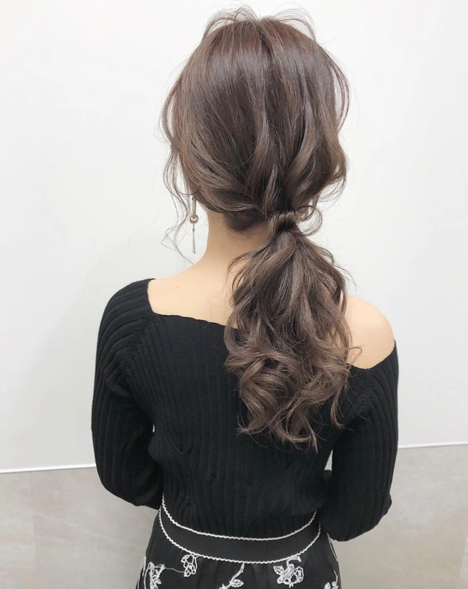 ロング カラー ヘアアレンジ アッシュ autre所属・大久保 ひでなりのヘアスタイル