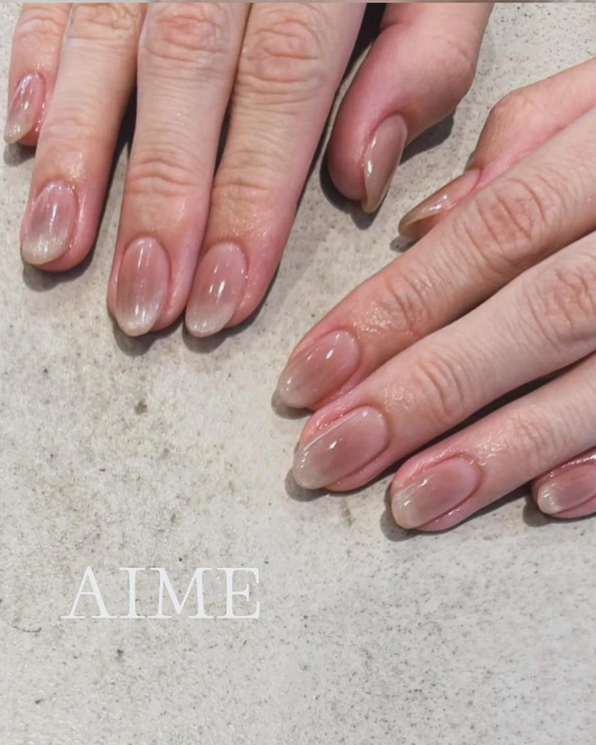 ネイル シンプルネイル AIME （momo）のネイルデザイン