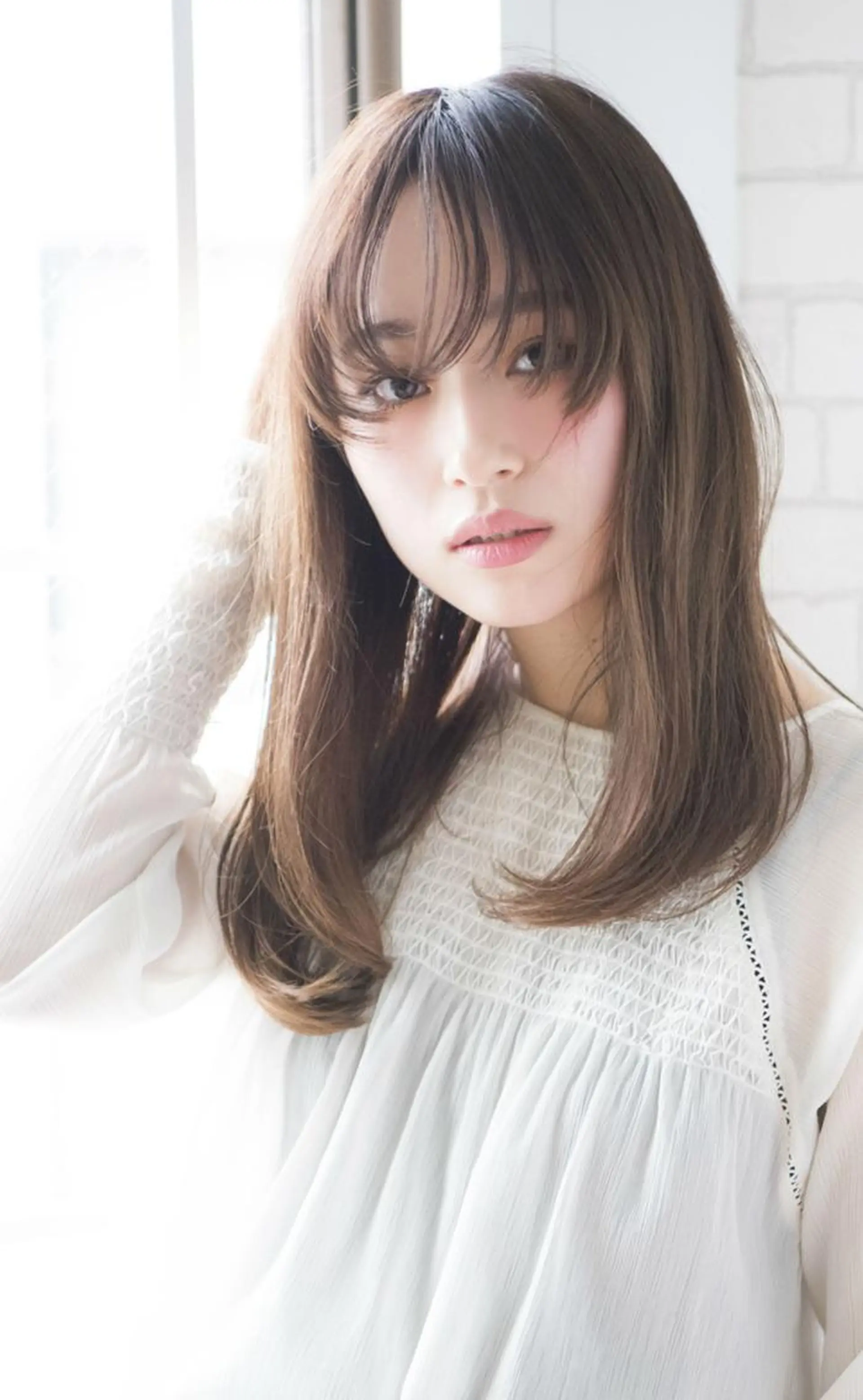 ミディアム パーマ カラー ミディアムパーマ バレイヤージュ ブリーチ ケアブリーチ デザインカラー カット ヘアカラー トリートメント 【N°deseo】 吉祥寺のヘアスタイル