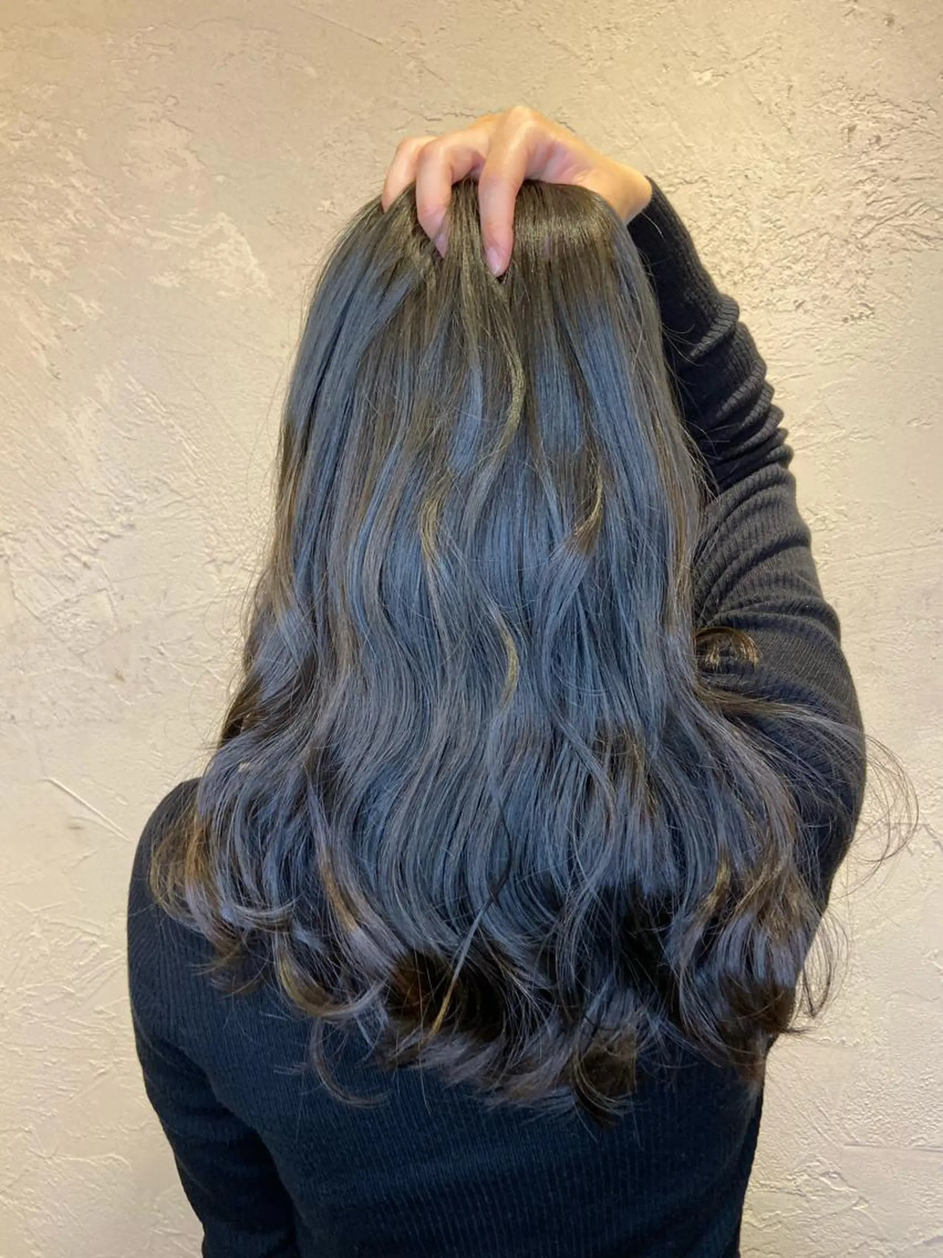 ロング カラー 馬場 瑞穂のヘアスタイル