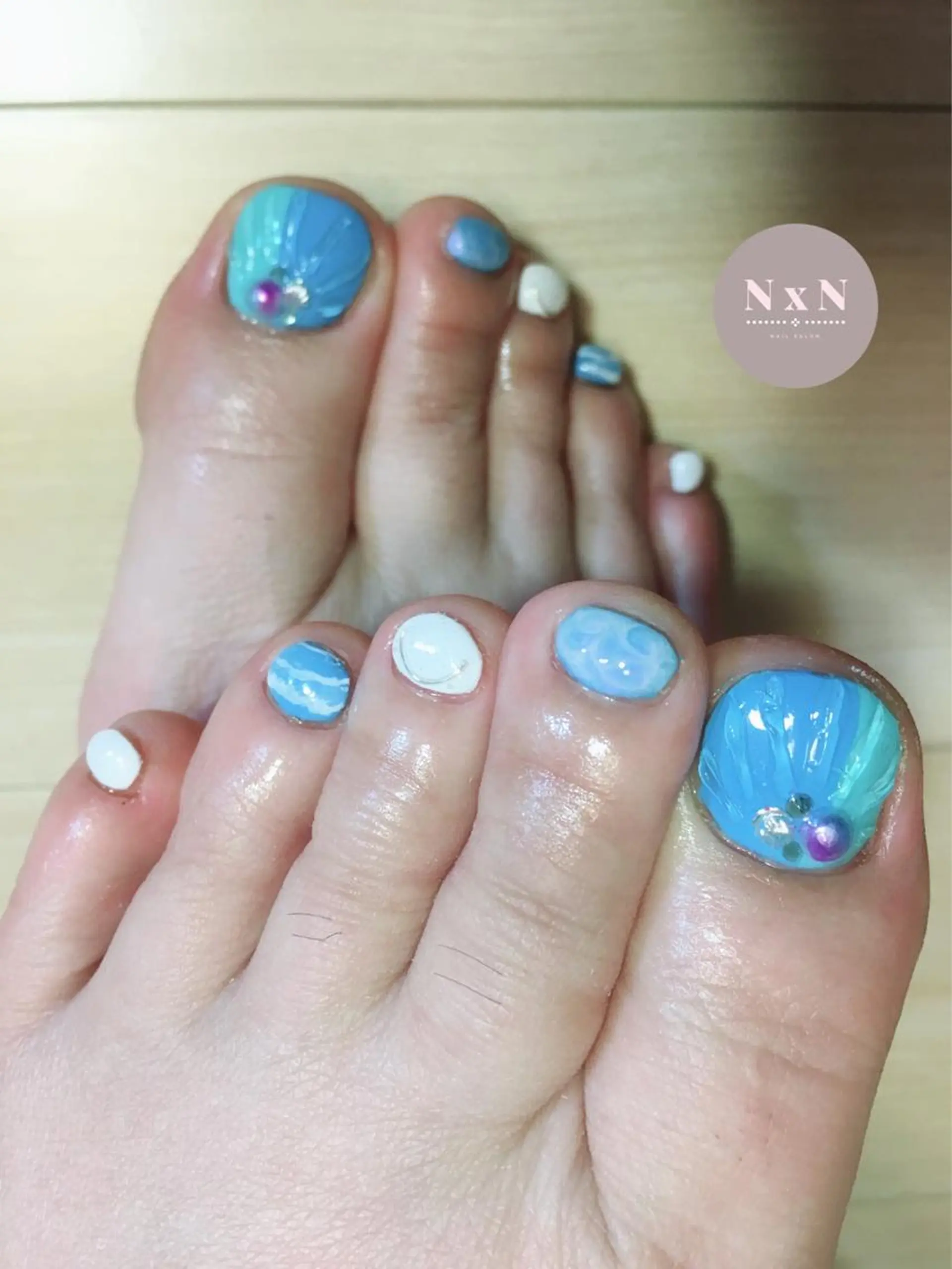 ネイル フットネイル nail salon N×Nのネイルデザイン
