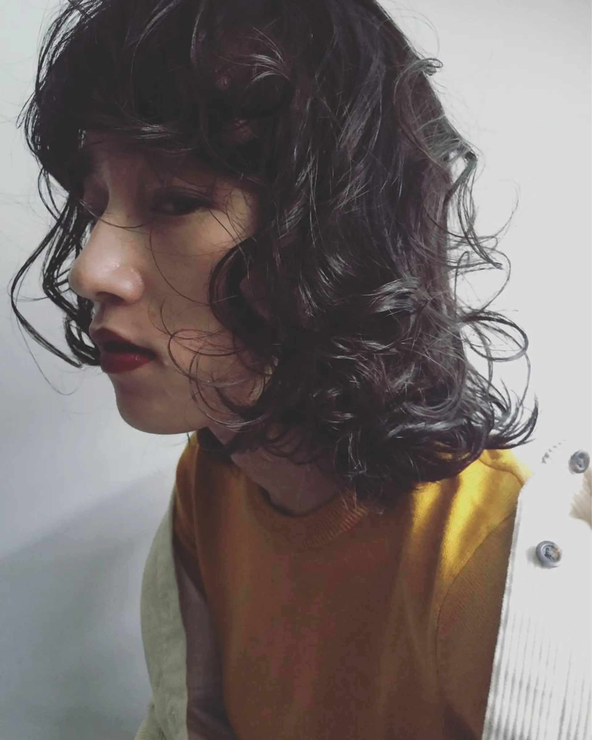 ミディアム パーマ ミディアムパーマ ニュアンスパーマ カット BOTTOMS所属・🌸透明感艶 カラー🌸Yuukiのヘアスタイル