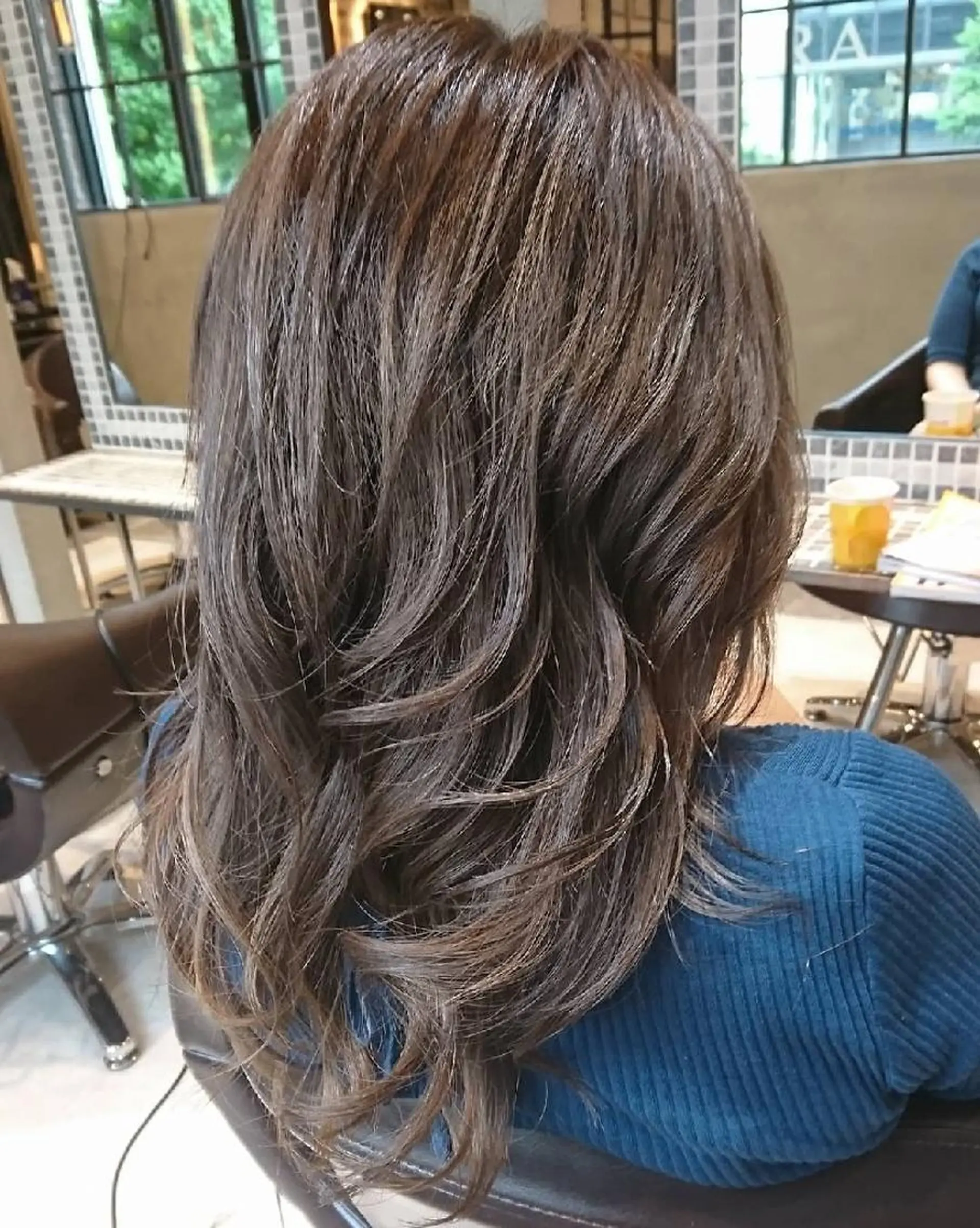 ミディアム カラー グレージュ youres センター南所属・今満 精二のヘアスタイル
