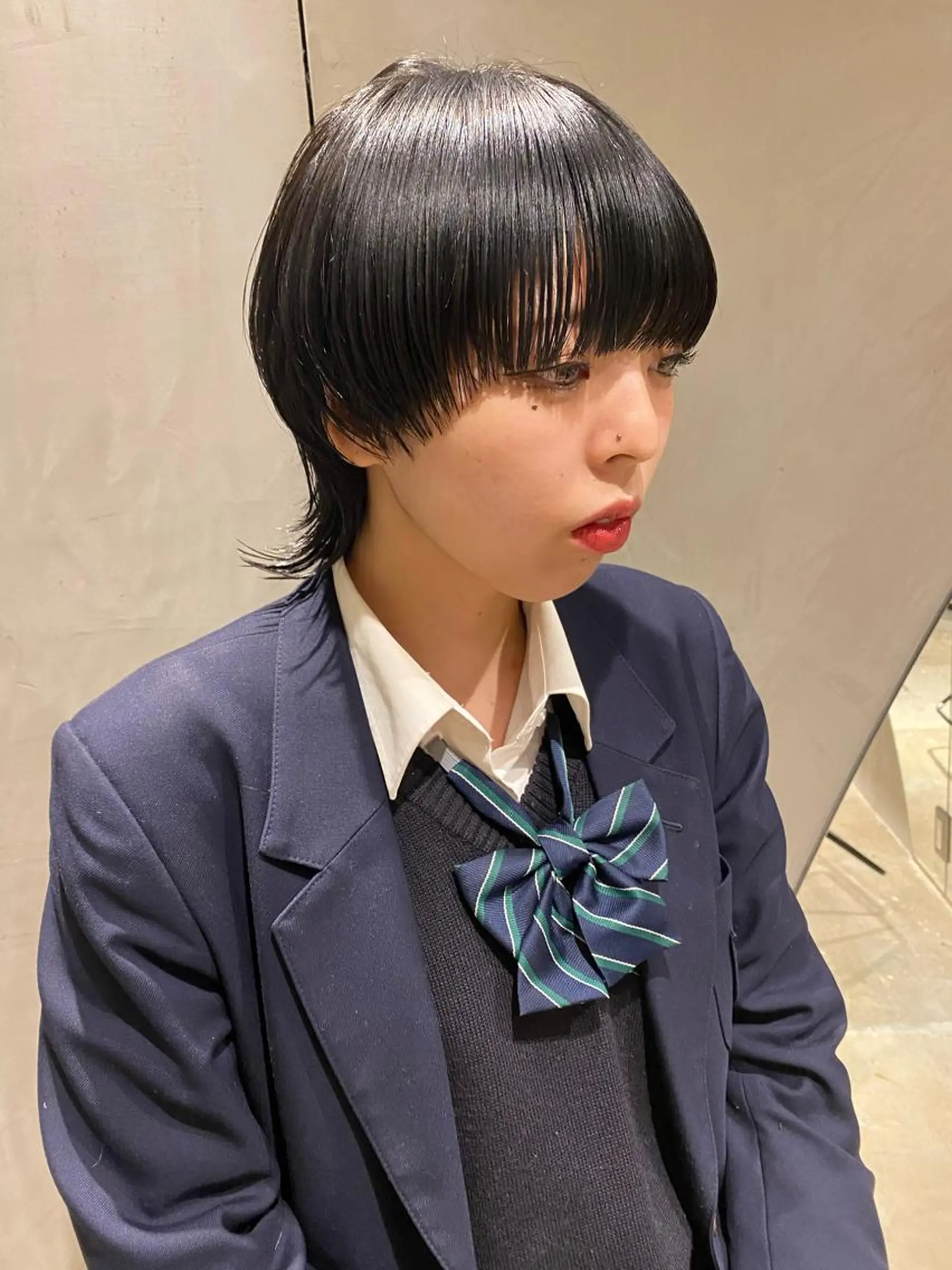 ショート ワイドバング ウルフカット ショート・ボブ MIKUのヘアスタイル