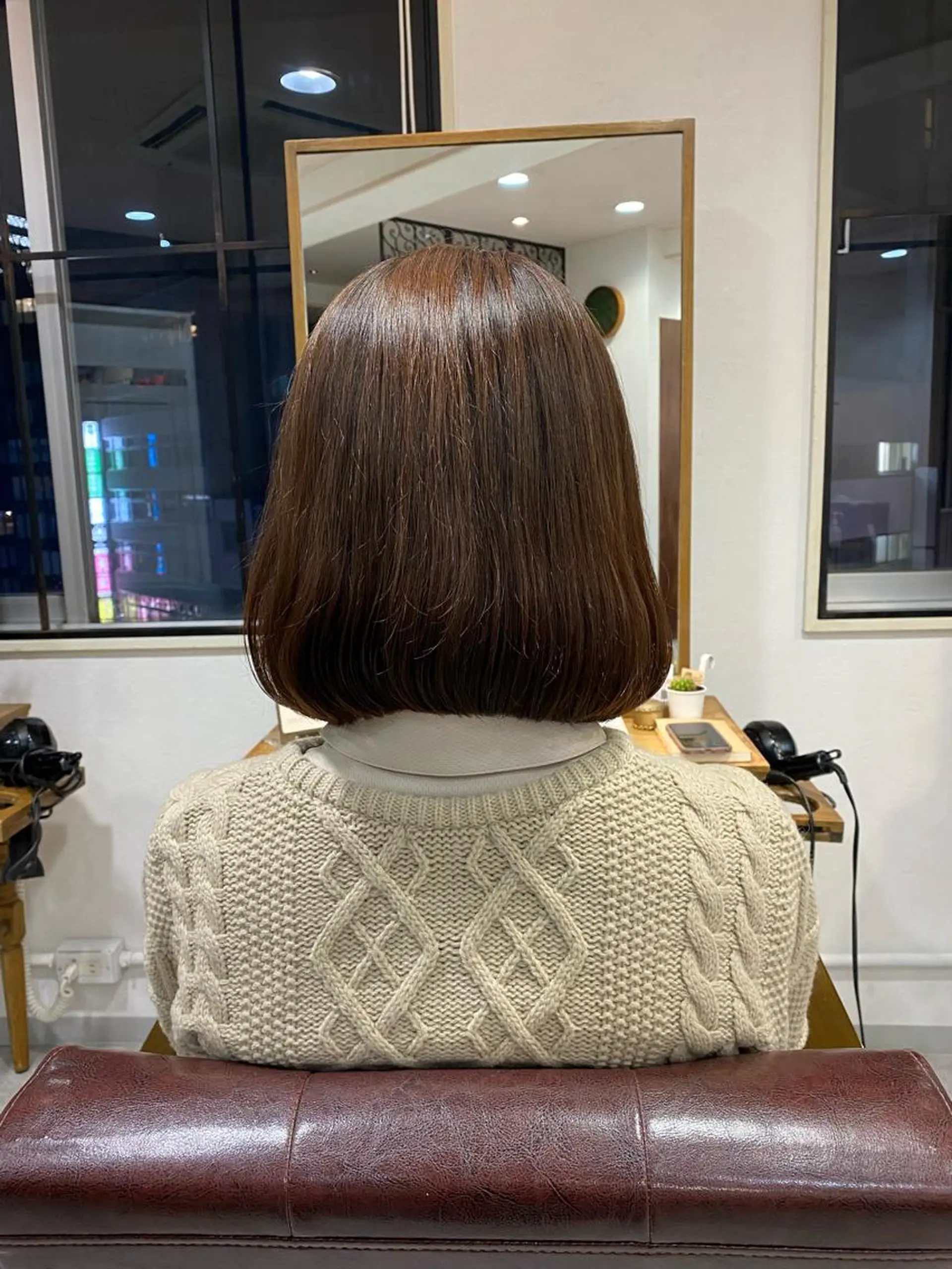 ミディアム ボブ 🌟ROUGE 🧸おびつななみのヘアスタイル