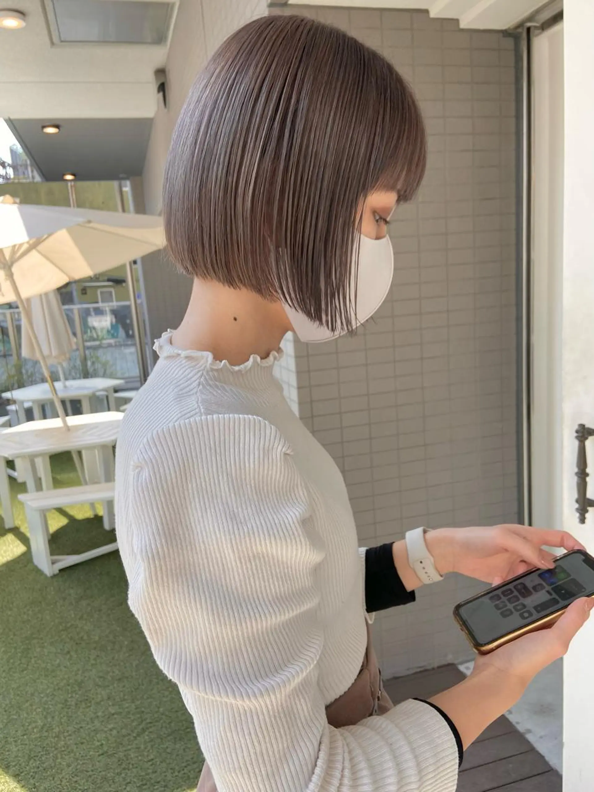 ショート ボブ 髙橋 秀果のヘアスタイル
