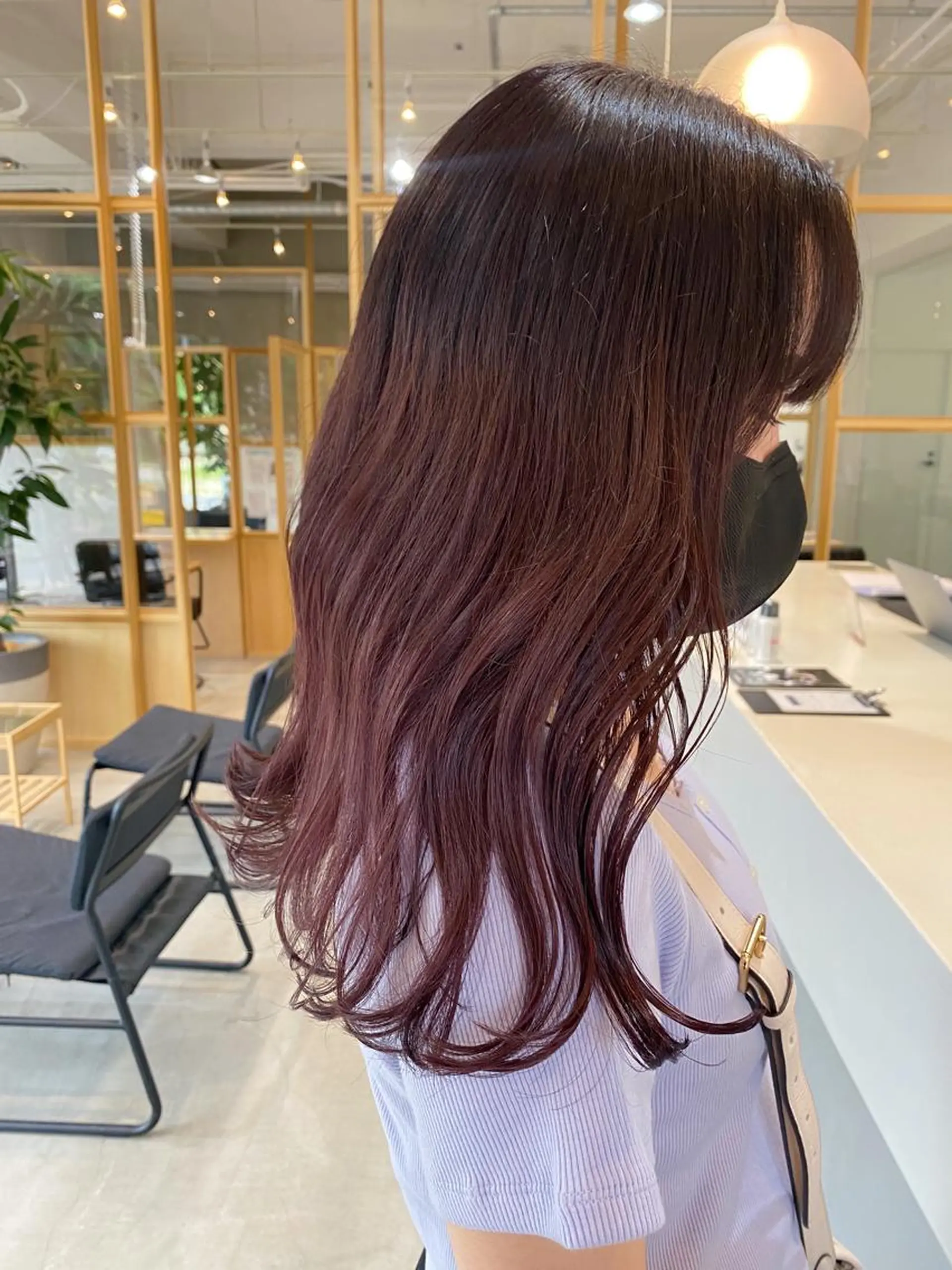 ロング ヘアカラー トリートメント ヘッドスパ 🌼FERIA梅田 shiho🌼のヘアスタイル
