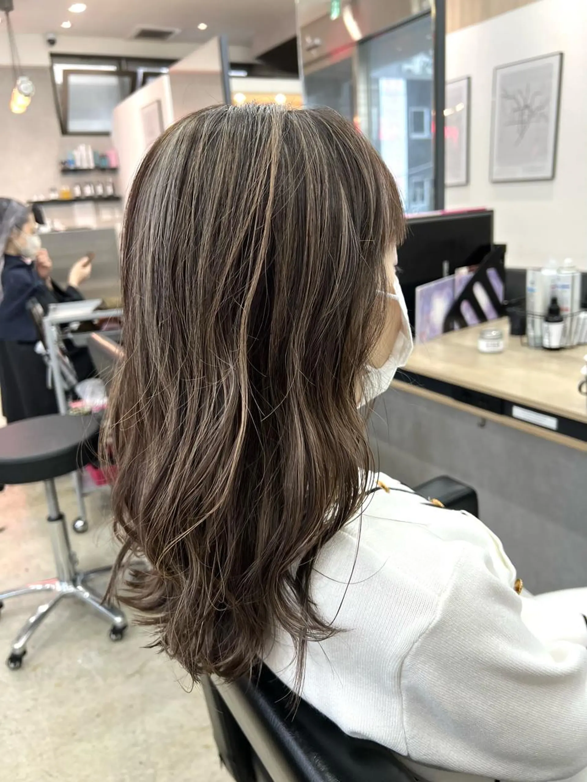 ロング ハイライト カット ヘアカラー トリートメント 🏝メンズカット特化 赤羽🏝SHOのヘアスタイル