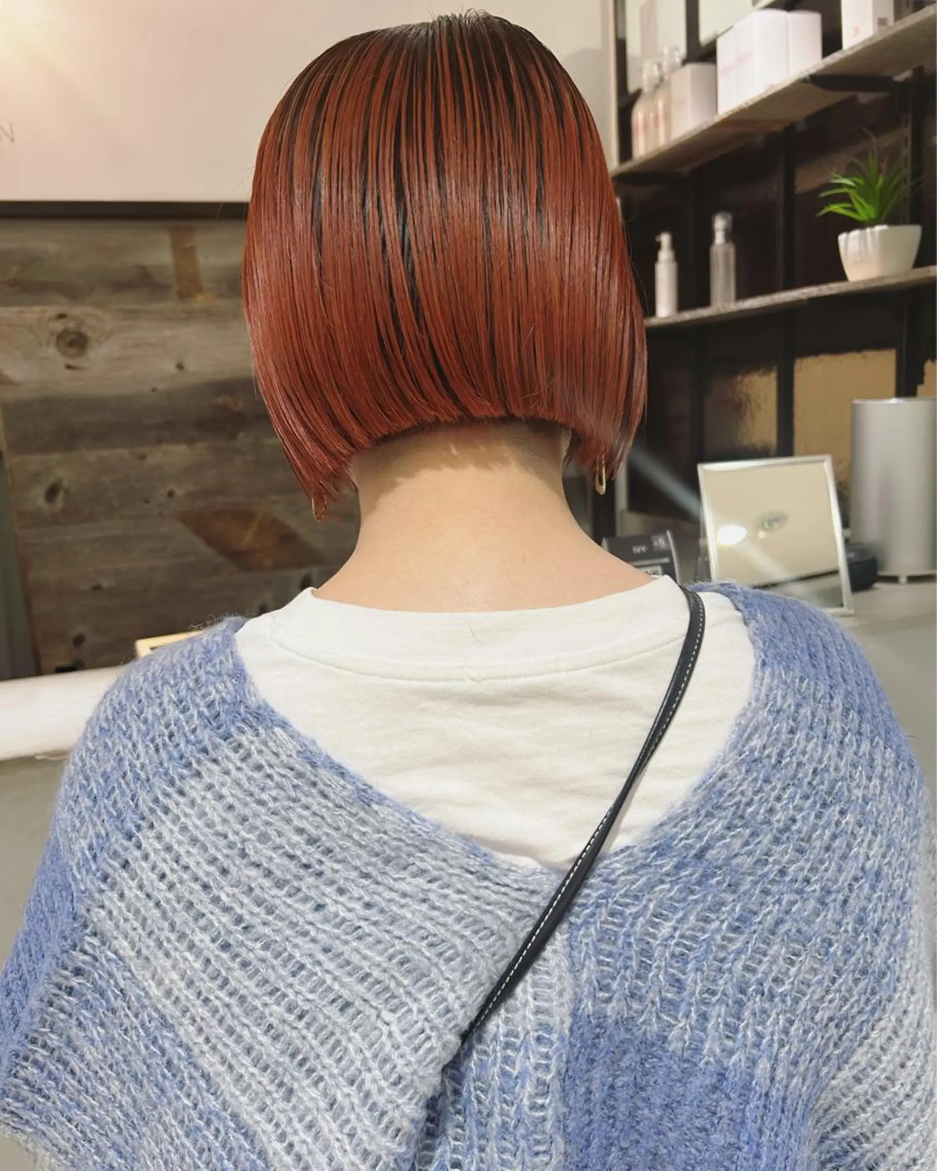 ショート カラー ブリーチ カット ヘアカラー トリートメント Loom.所属・村上雅人 ナチュラルモードのヘアスタイル