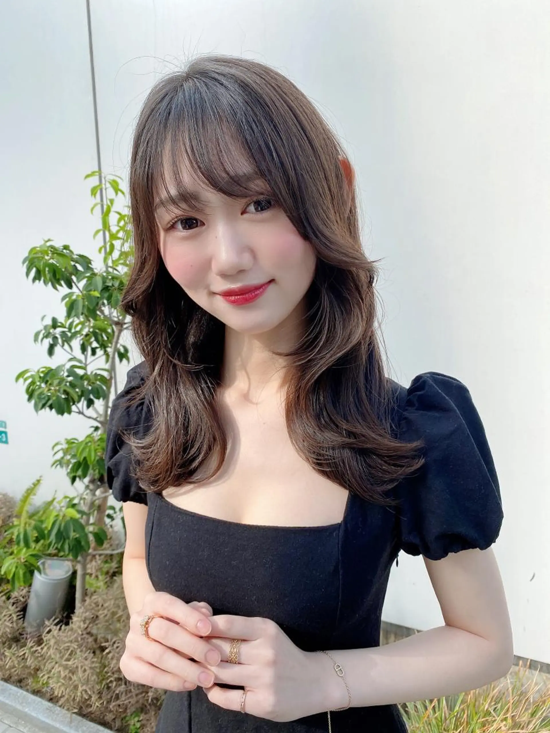 ミディアム カット トリートメント 韓×中くびれヘア💋 髪質改善宇塚元哉💓のヘアスタイル