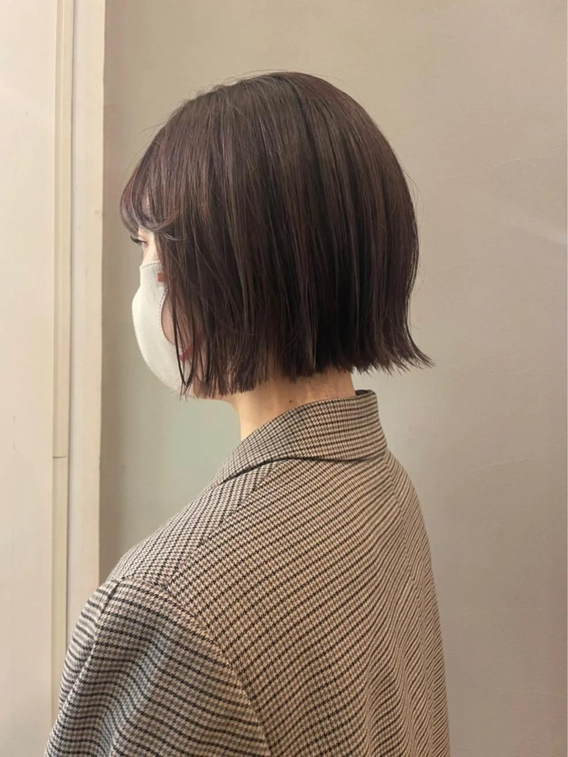 ミディアム 縮毛矯正 🌿ボブ パーマ高橋啓太🌿のヘアスタイル