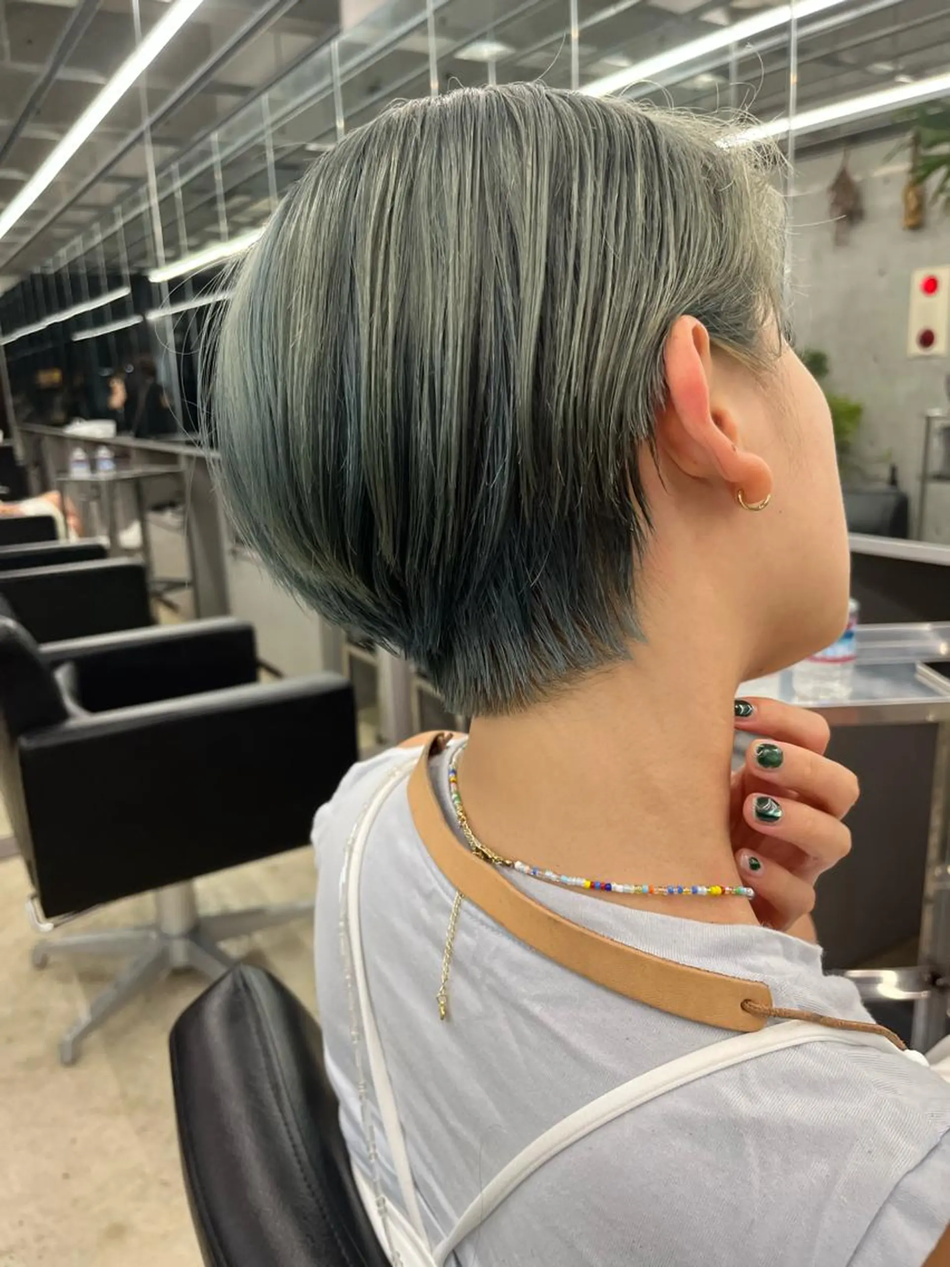 ショート カラー カット ダブルカラー/ ケアブリーチ/クニトのヘアスタイル