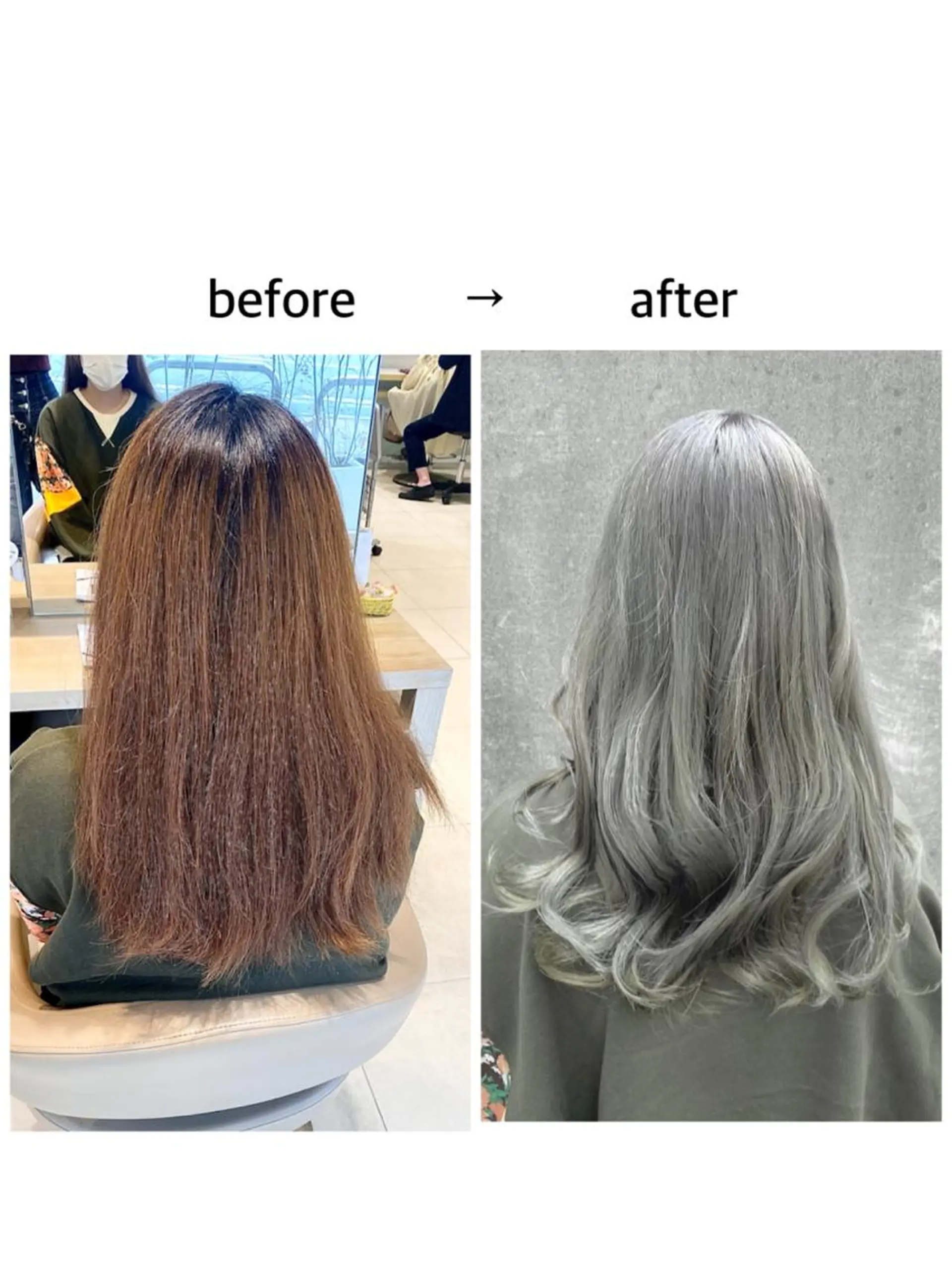ロング カット ヘアカラー トリートメント motel所属・モデルや芸能人も通う ✨マンツーマンサロンのヘアスタイル